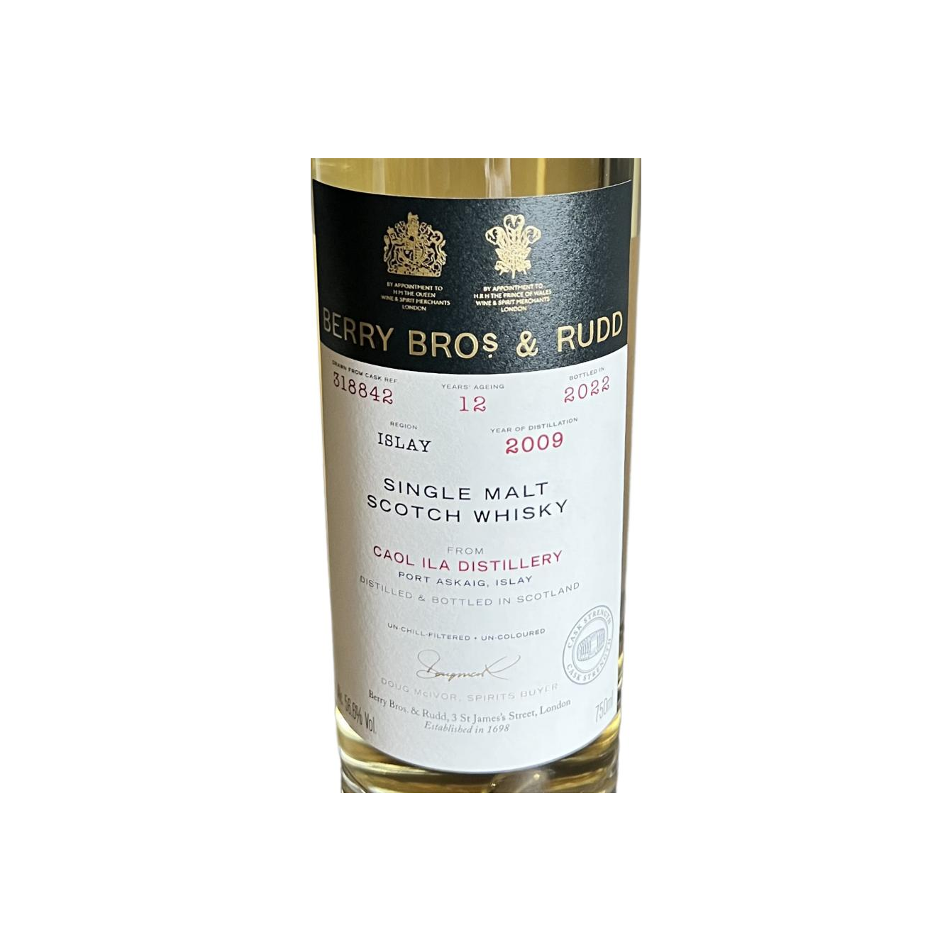 Berry Bros. & Rudd 2009 12 Years Single Malt Whisky
