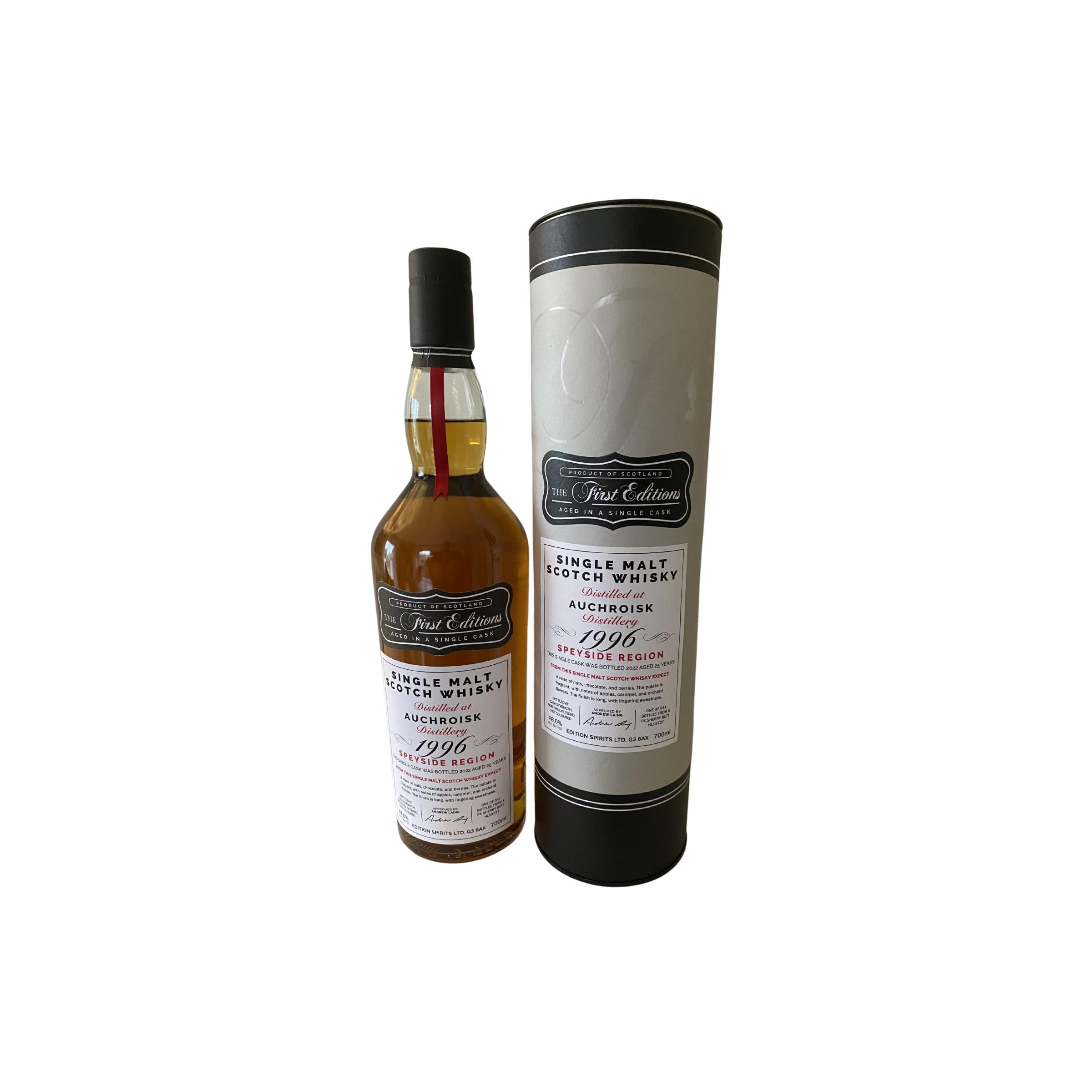 Auchroisk The First Editions 1996 25 Years Single Malt Whisky 2