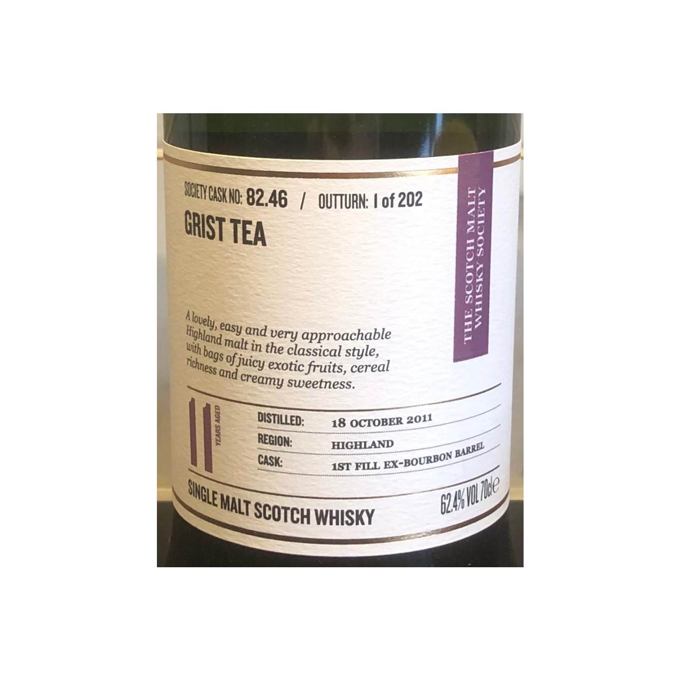 The Scotch Malt Whisky Society 2011 11 Years Single Malt Whisky 2