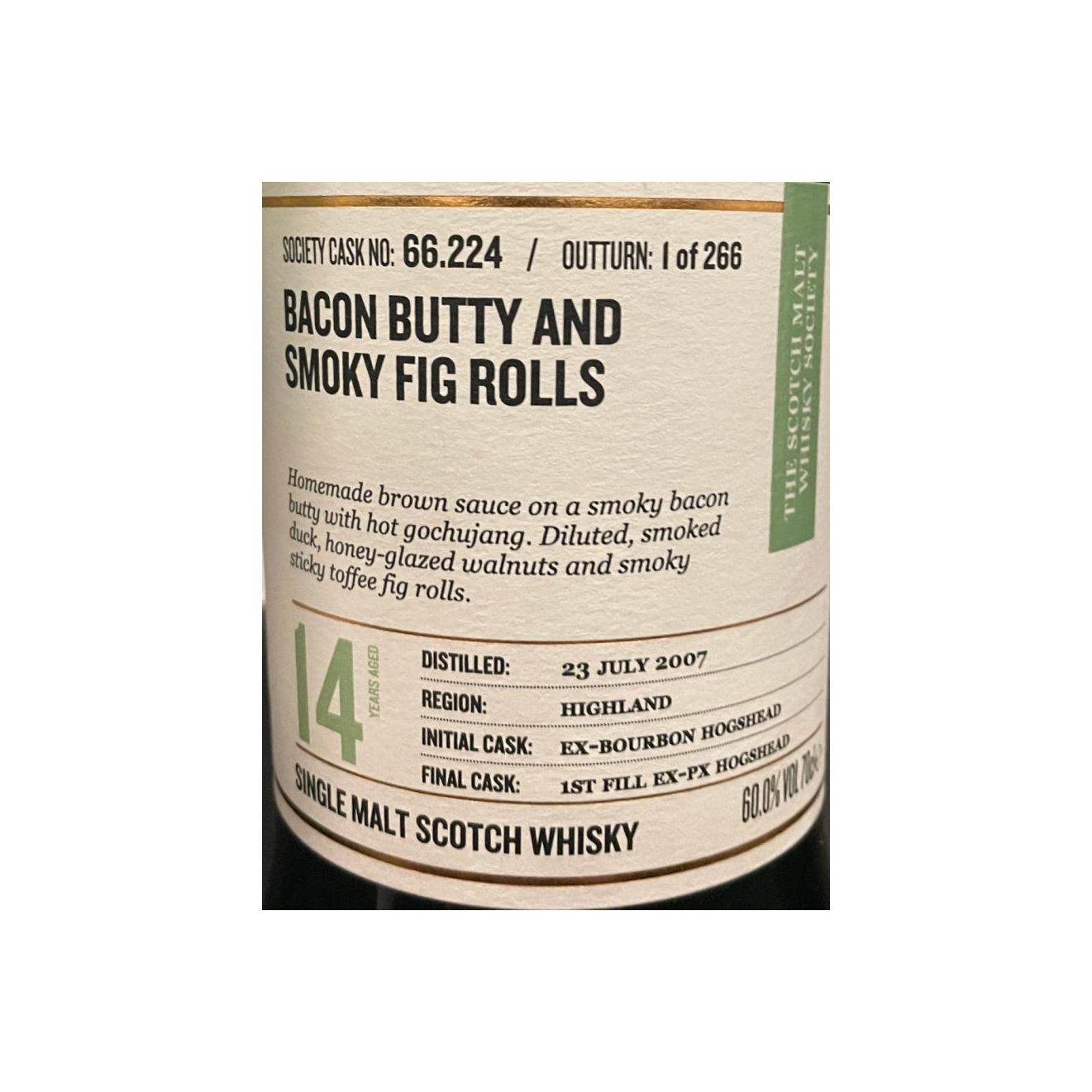 The Scotch Malt Whisky Society 2007 14 Years Single Malt Whisky 2