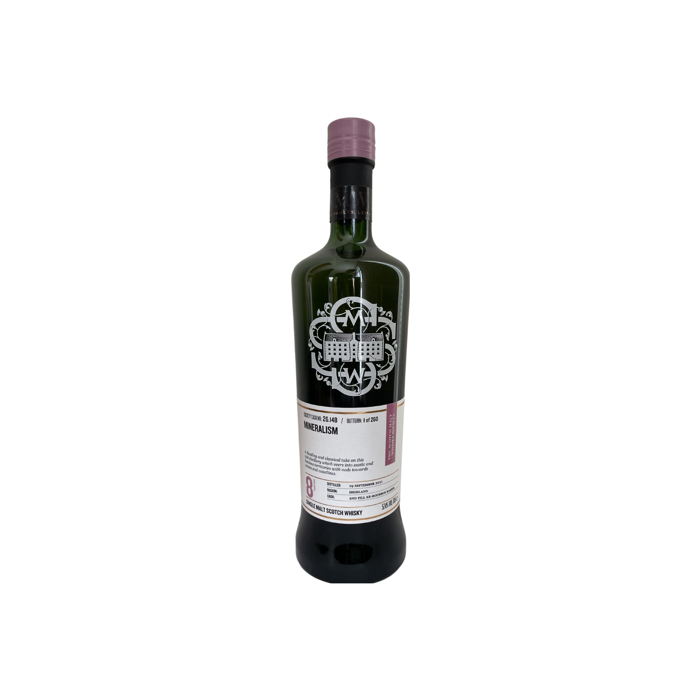 The Scotch Malt Whisky Society 2011 8 Years Single Malt Whisky