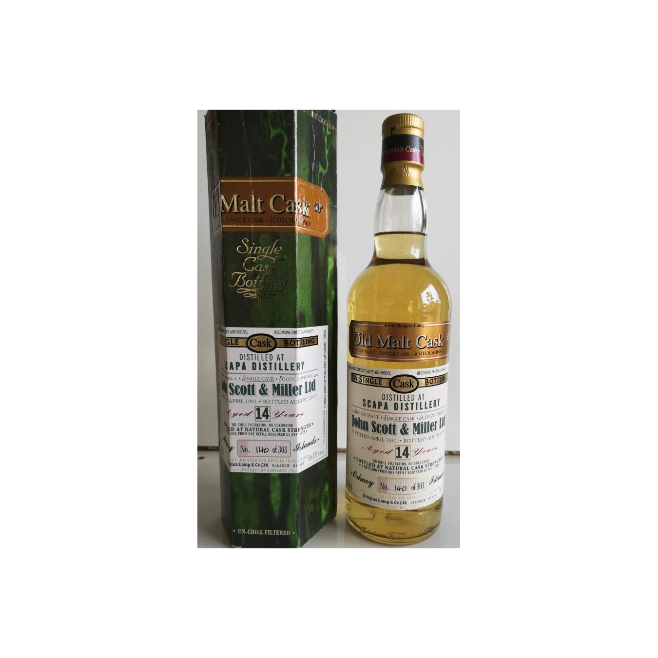 Scapa Old Malt Cask 1991 14 Years Single Malt Whisky 2