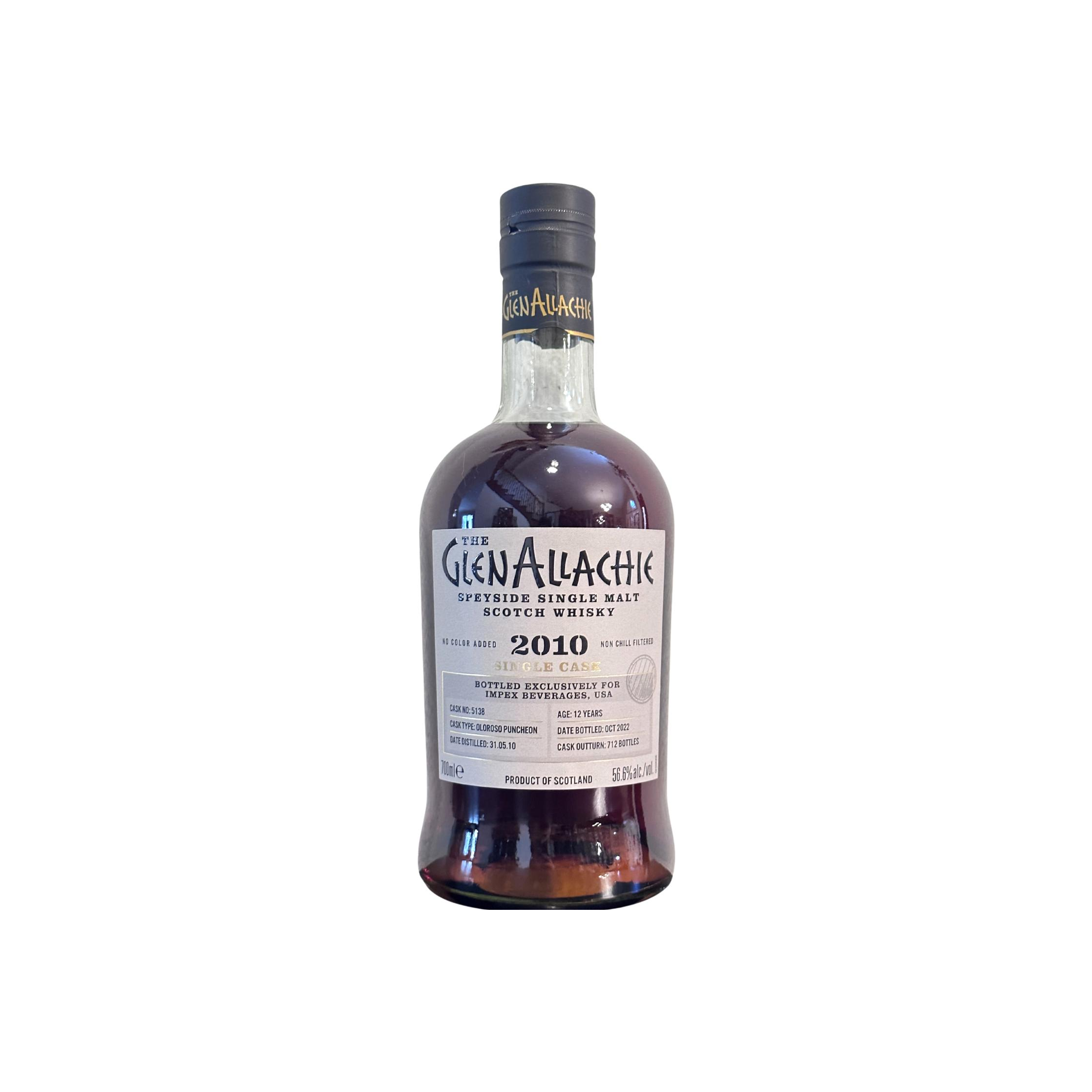 The GlenAllachie Single Cask 2010 12 Years Single Malt Whisky