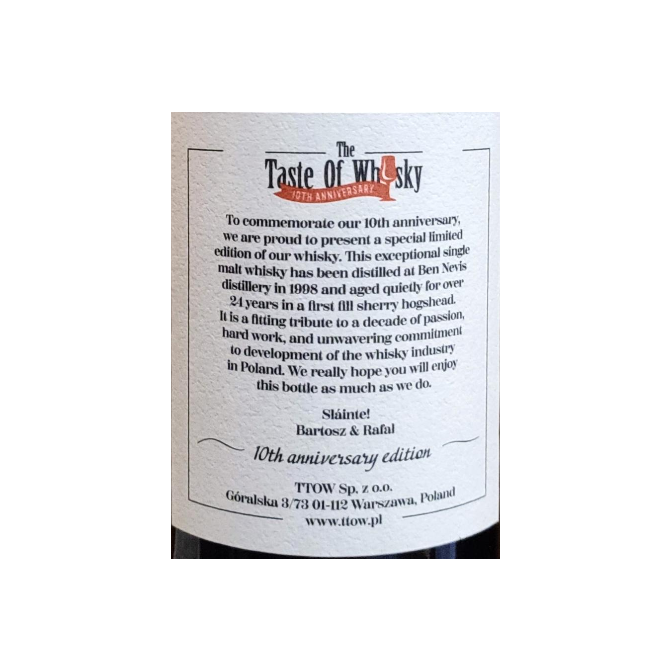Ben Nevis 1998 24 Years Single Malt Whisky 2
