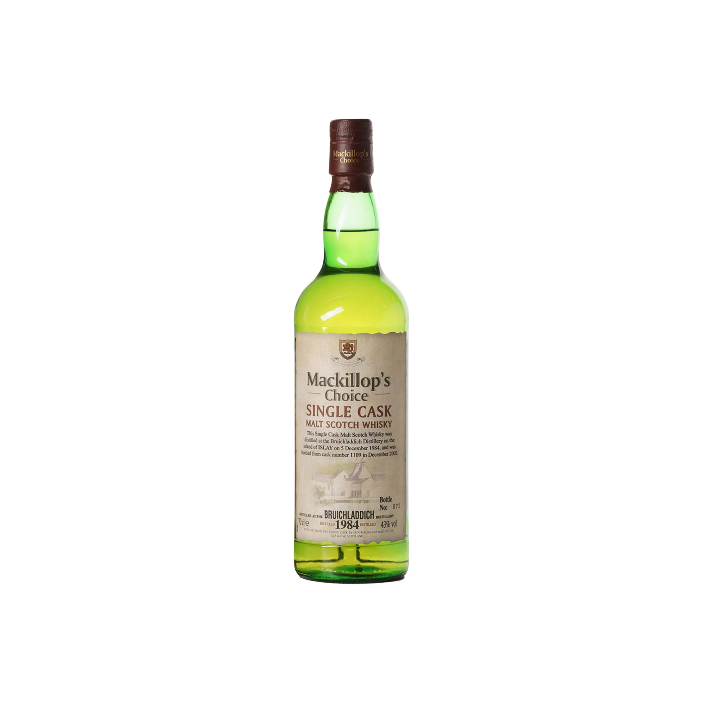 Bruichladdich Single Cask 1984 18 Years Single Malt Whisky