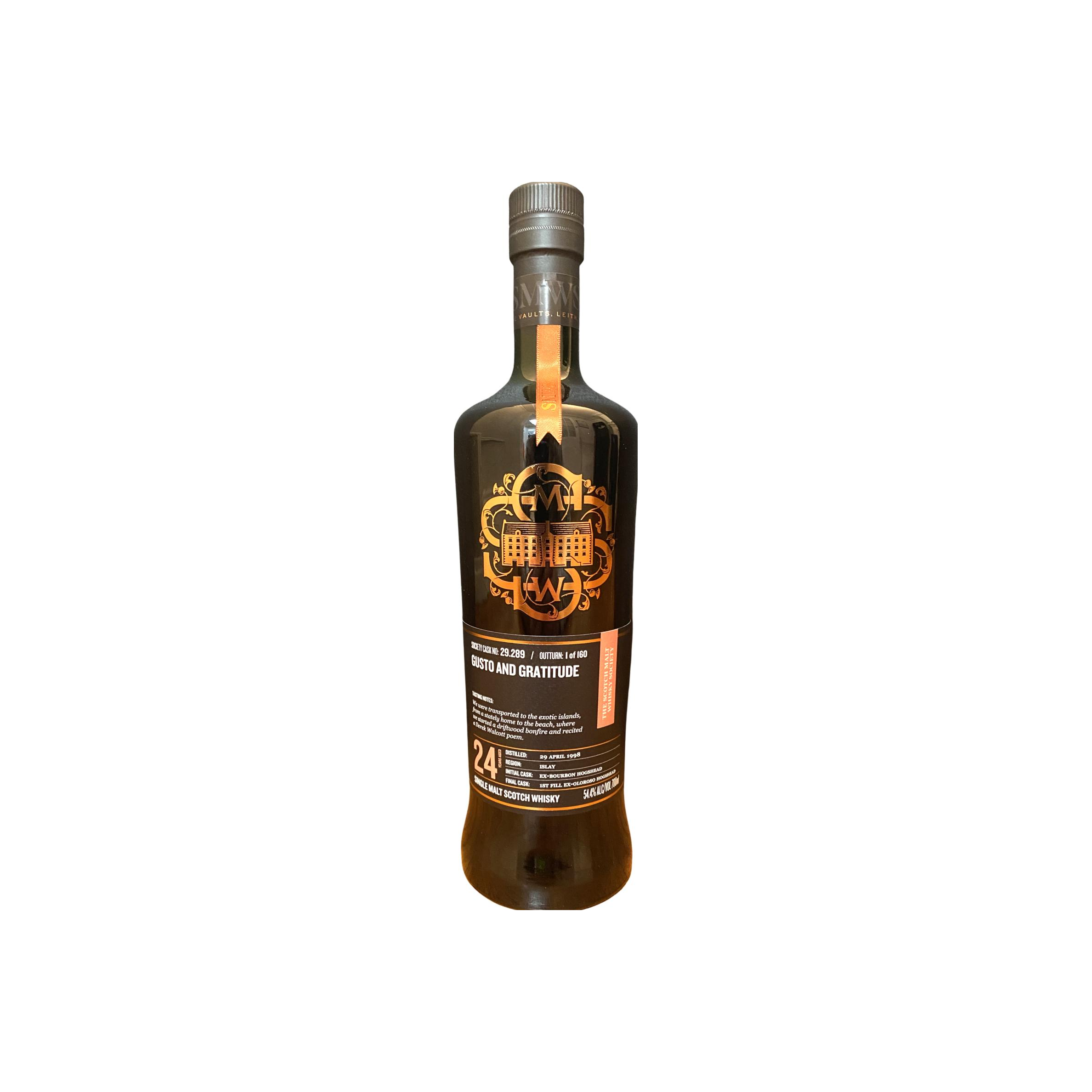 The Scotch Malt Whisky Society 1998 24 Years Single Malt Whisky