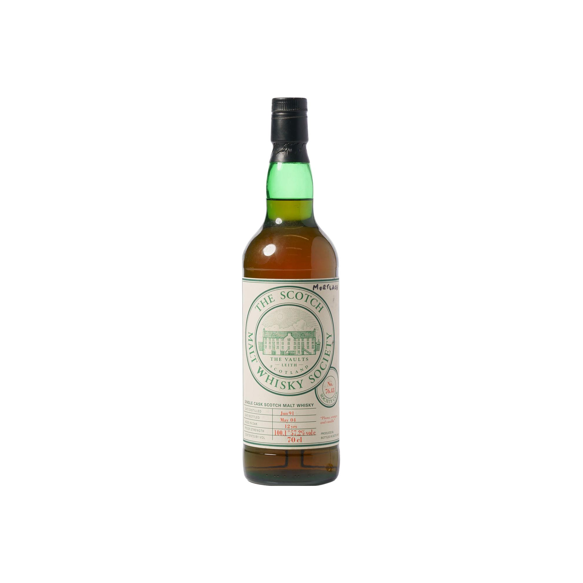 The Scotch Malt Whisky Society 1991 12 Years Single Malt Whisky