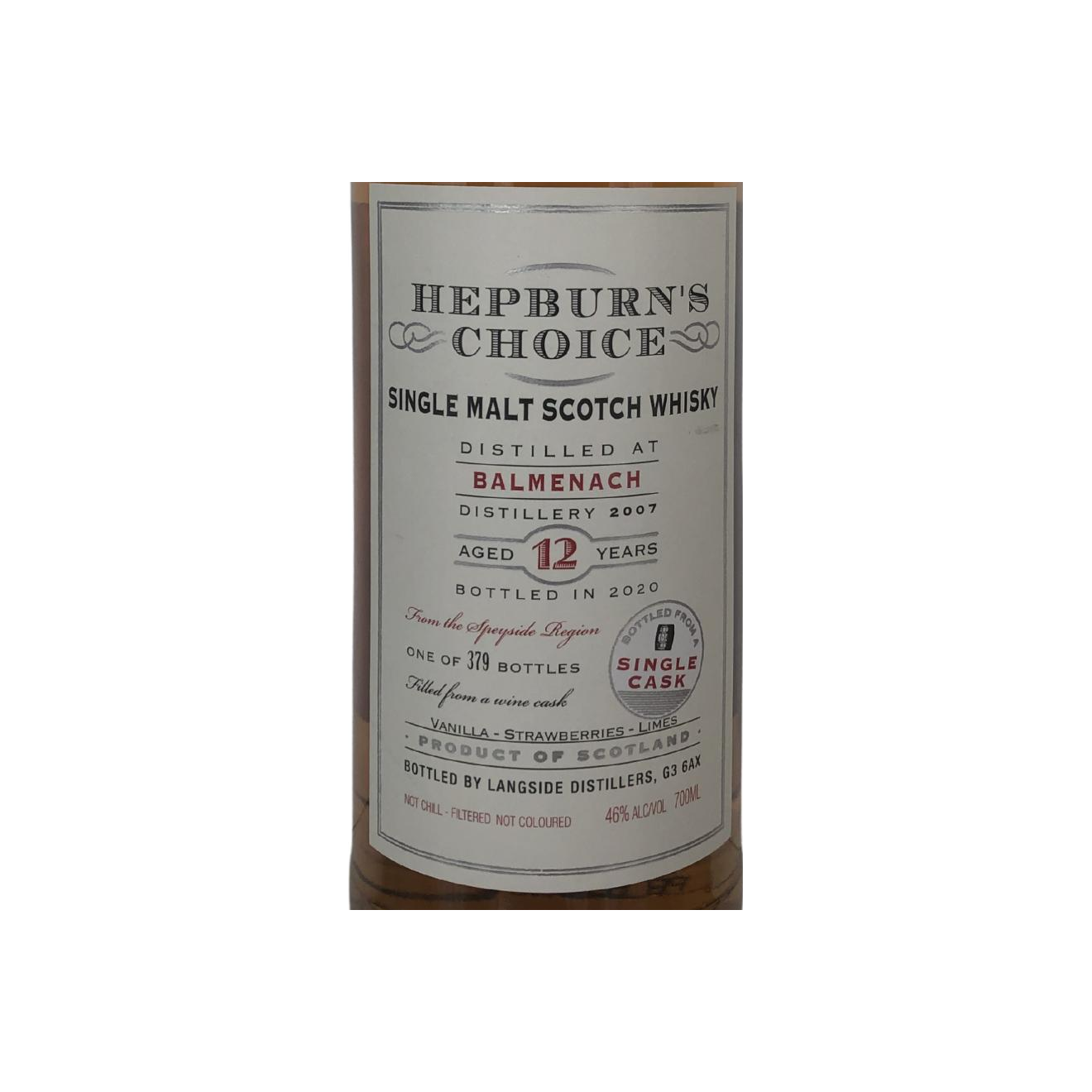 Balmenach 2007 12 Years Single Malt Whisky