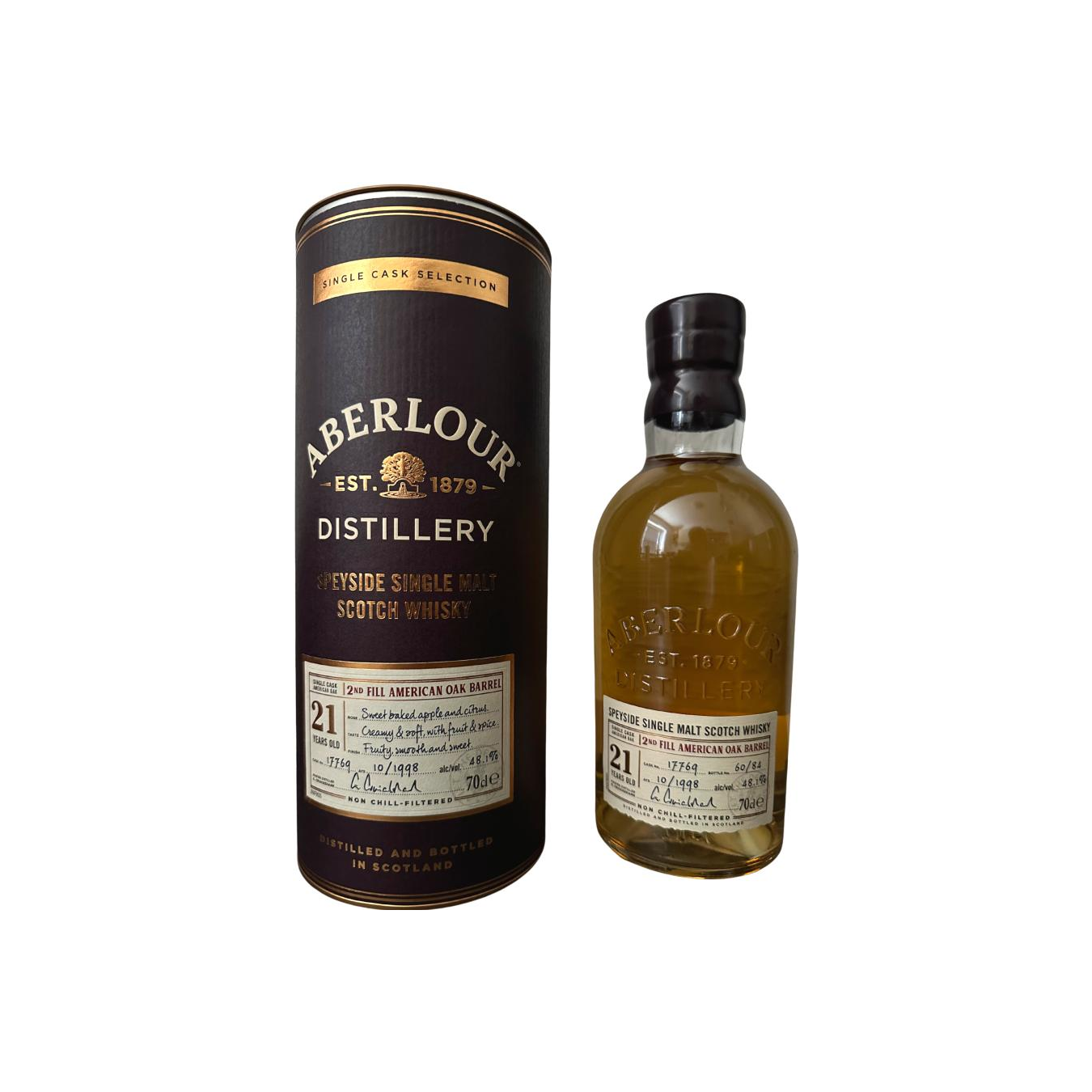Aberlour Single Cask 1998 21 Years Single Malt Whisky 3