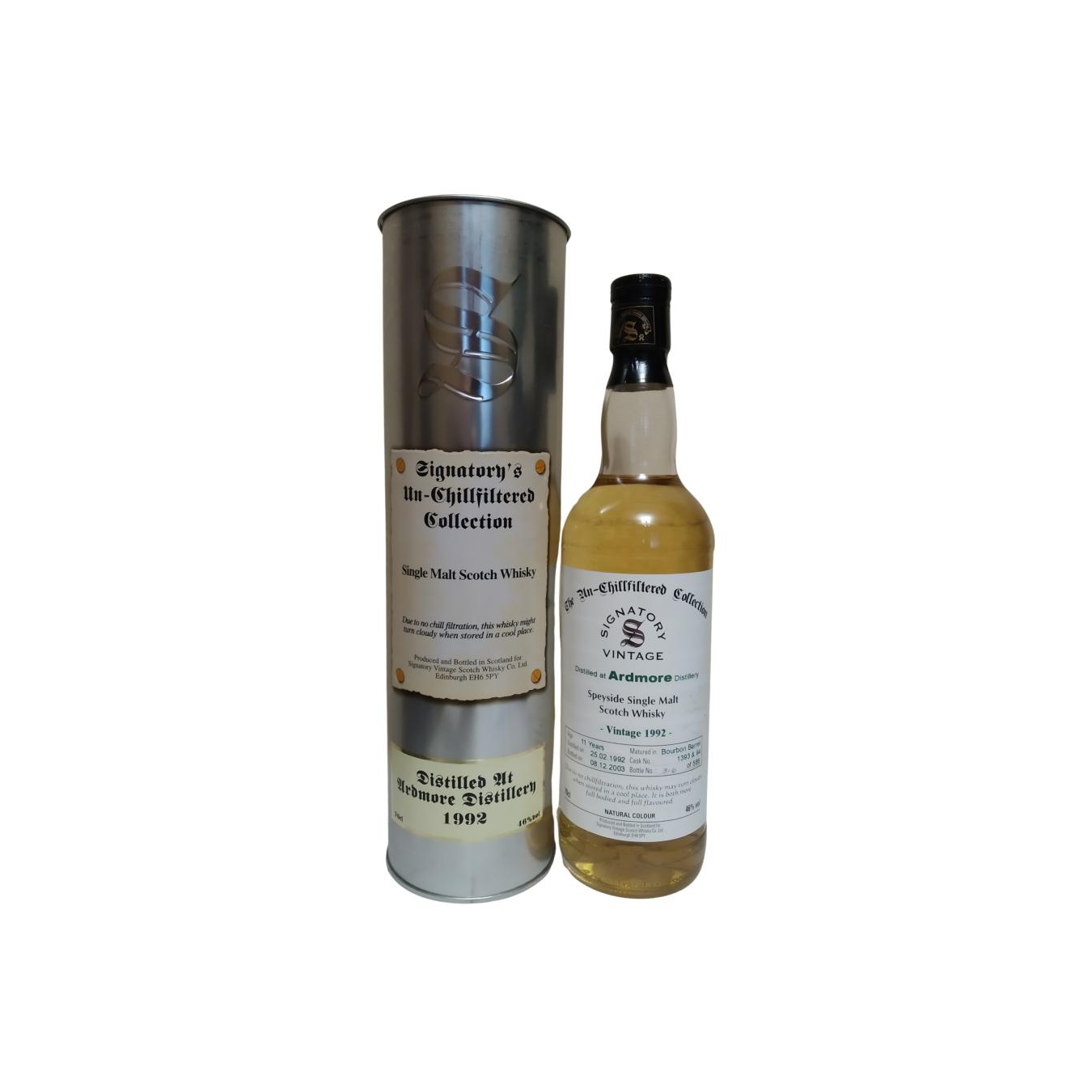 Ardmore The Un-Chillfiltered Collection 1992 11 Years Single Malt Whisky
