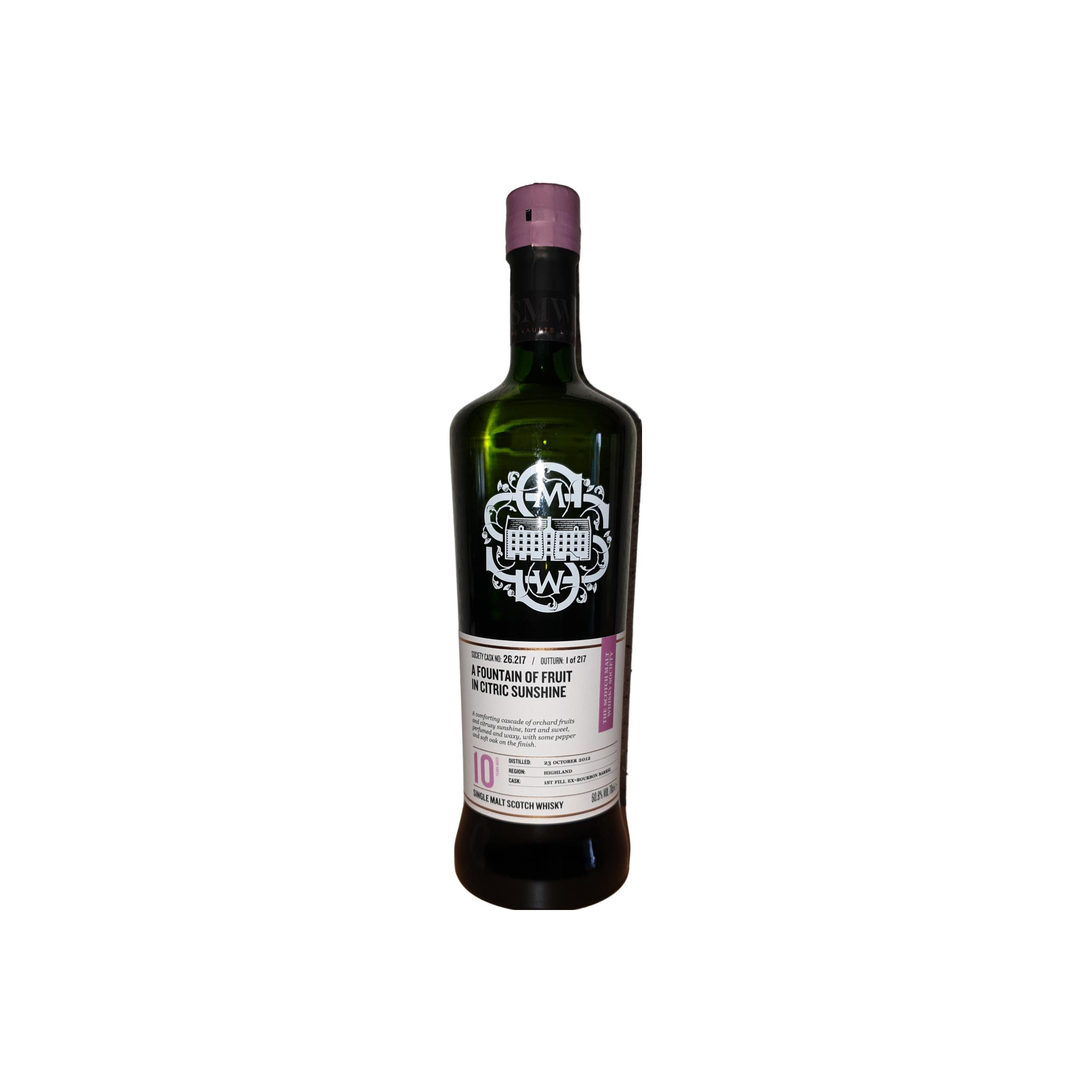 The Scotch Malt Whisky Society 2012 10 Years Single Malt Whisky