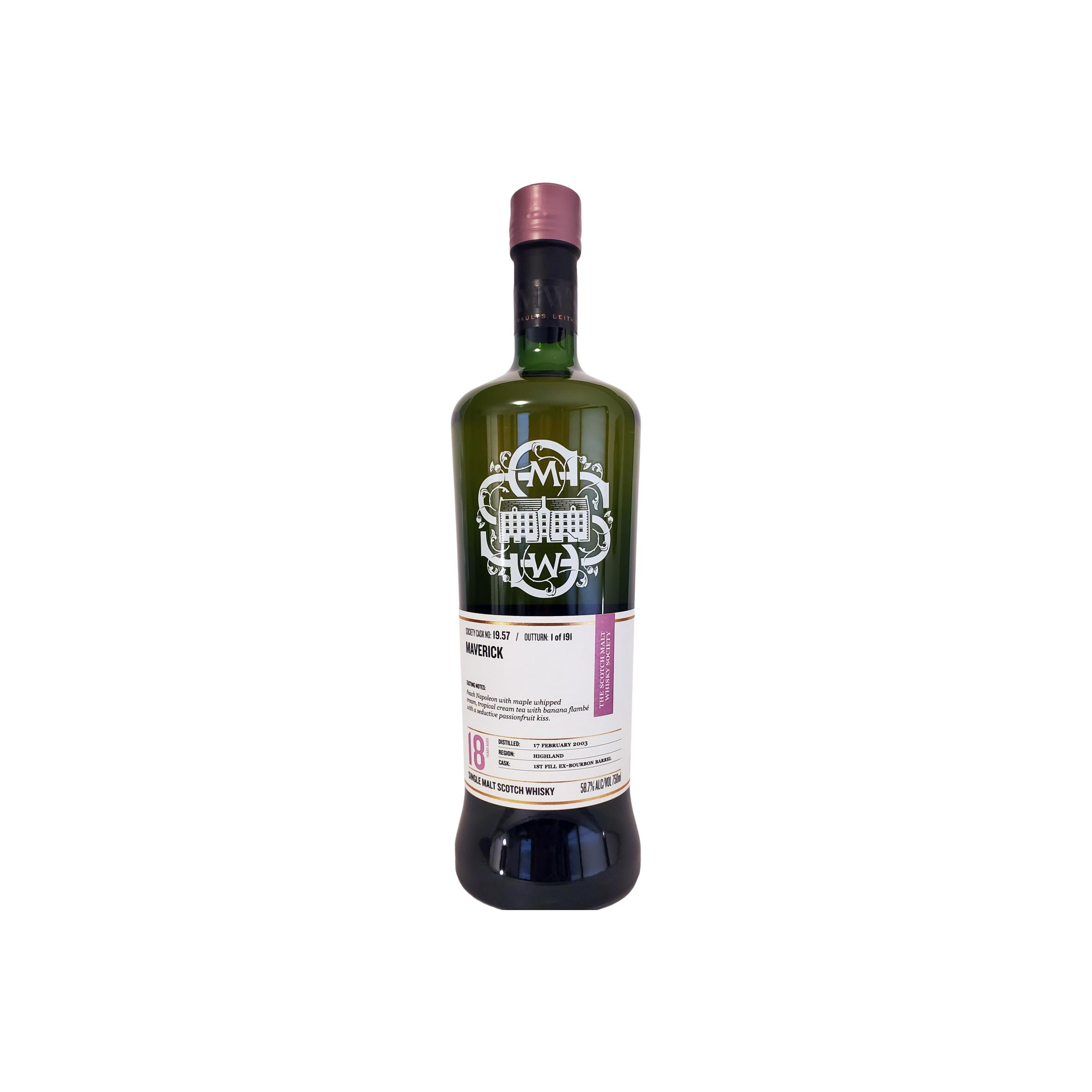The Scotch Malt Whisky Society 2003 18 Years Single Malt Whisky