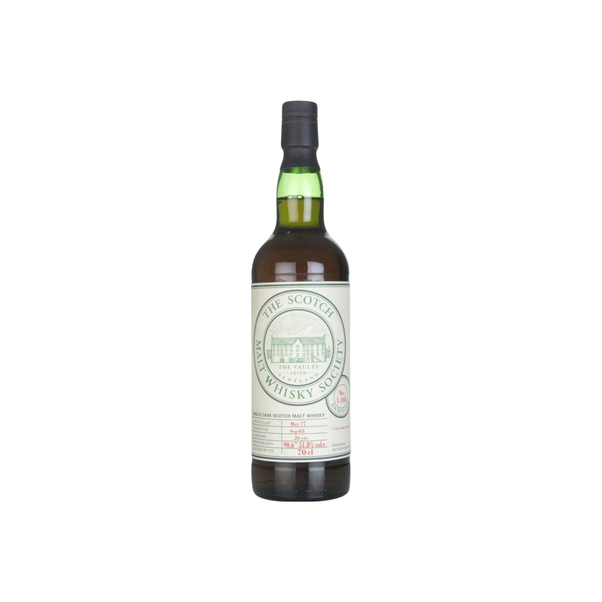 The Scotch Malt Whisky Society 1977 26 Years Single Malt Whisky