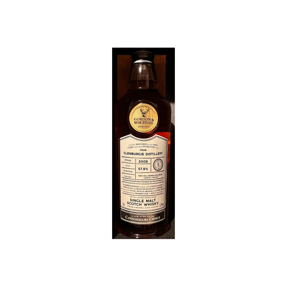 Glenburgie Connoisseurs Choice - Cask Strength 2008 15 Years Single Malt Whisky 4
