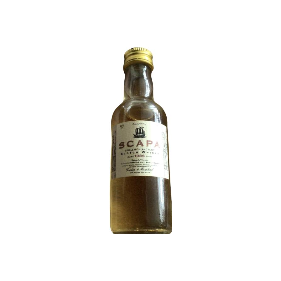 Scapa Licensed Bottling 1986 11 Years Single Malt Whisky