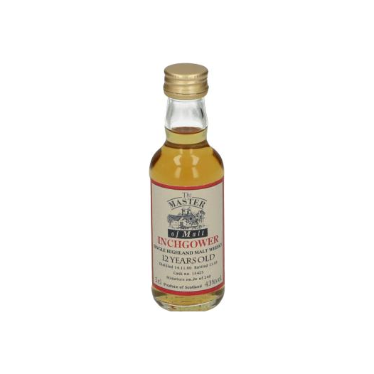Inchgower Miniature 1980 12 Years Single Malt Whisky