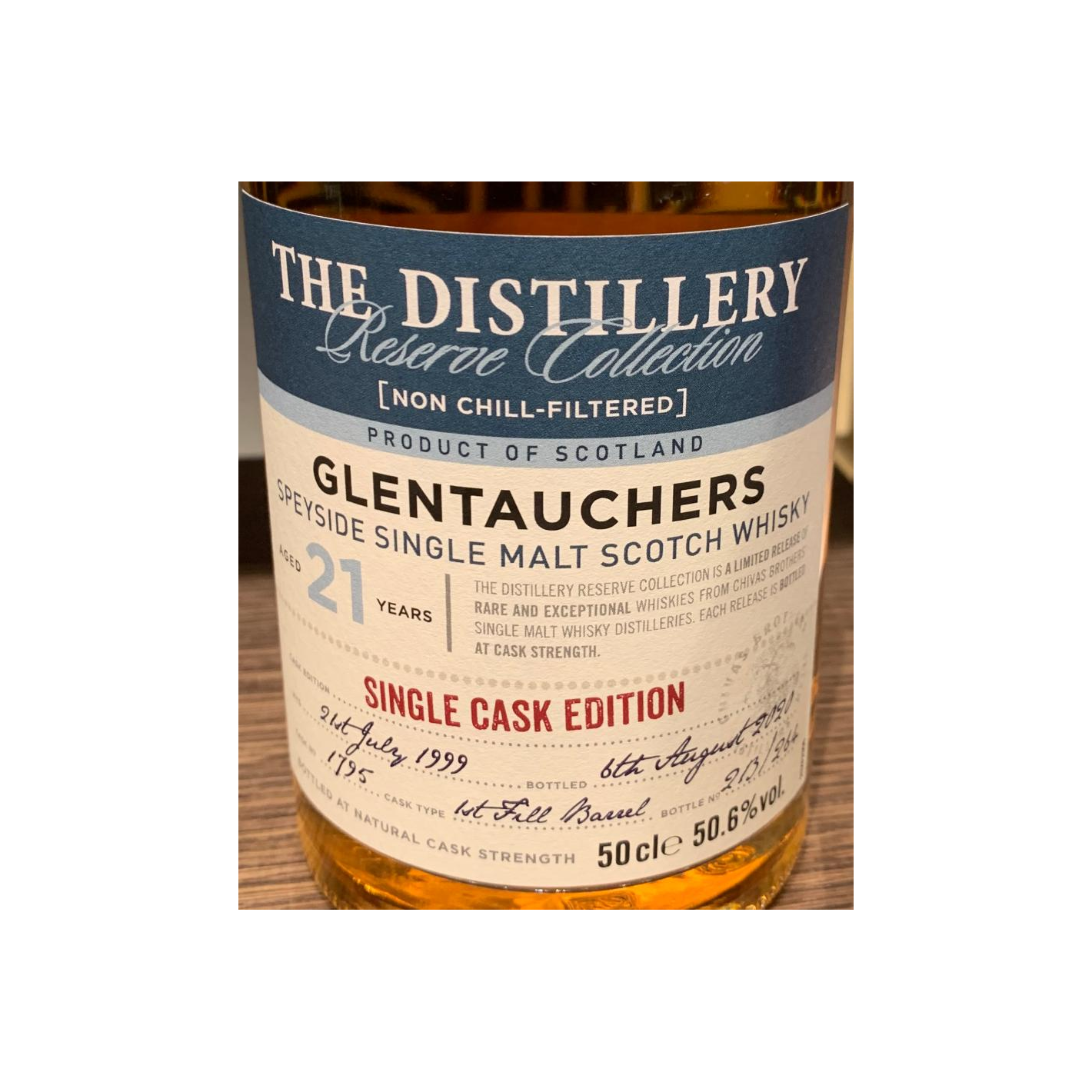 Glentauchers 1999 21 Years Single Malt Whisky