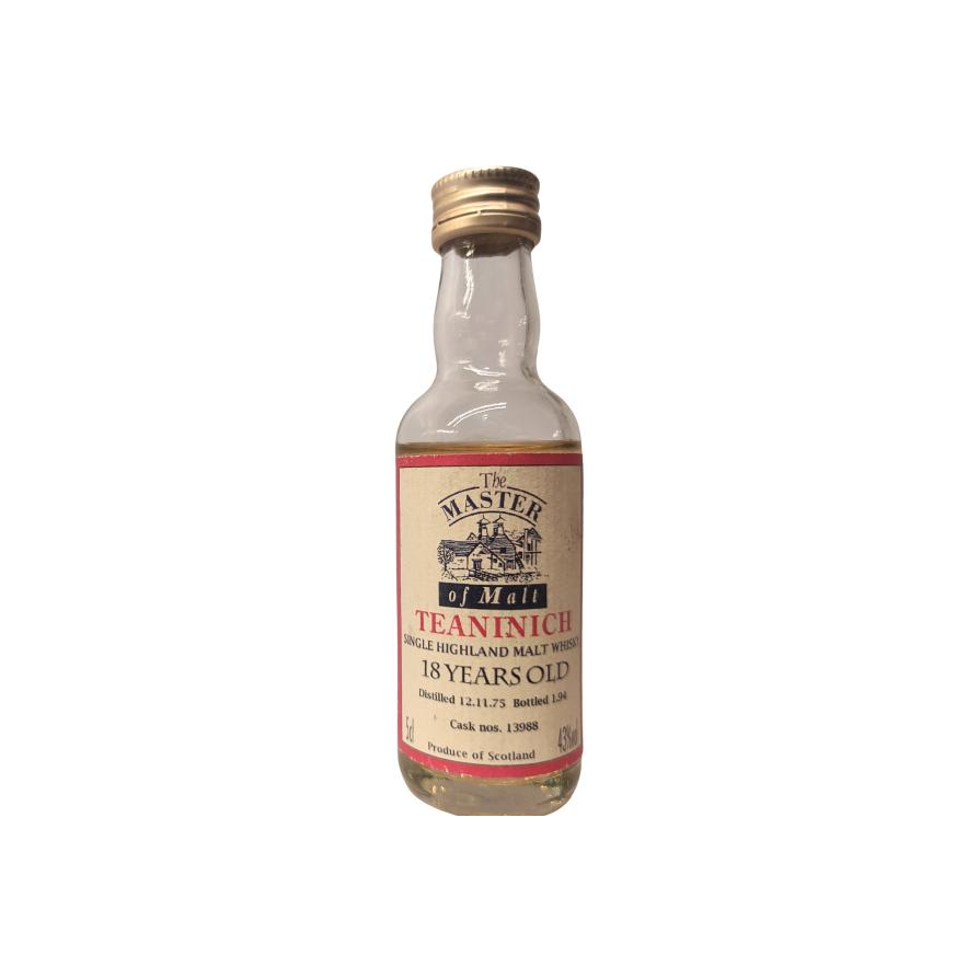 Teaninich Miniature 1975 18 Years Single Malt Whisky