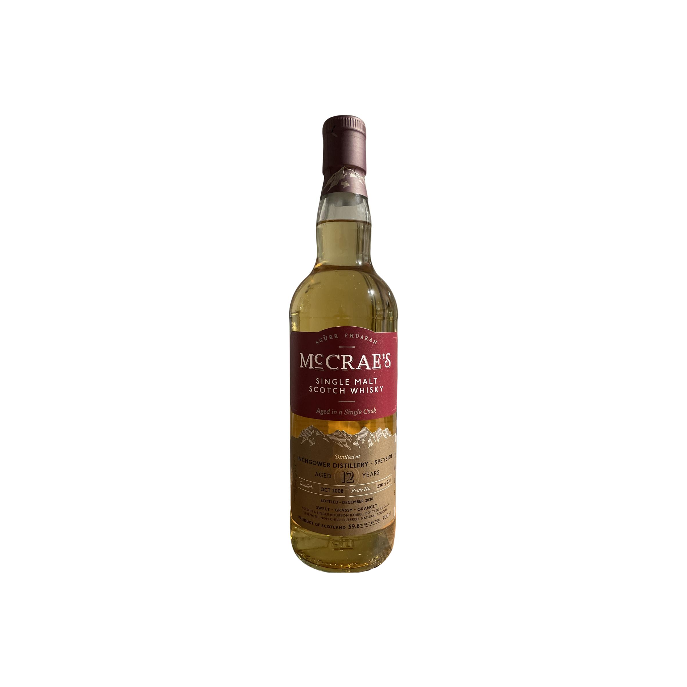 Inchgower 2008 12 Years Single Malt Whisky