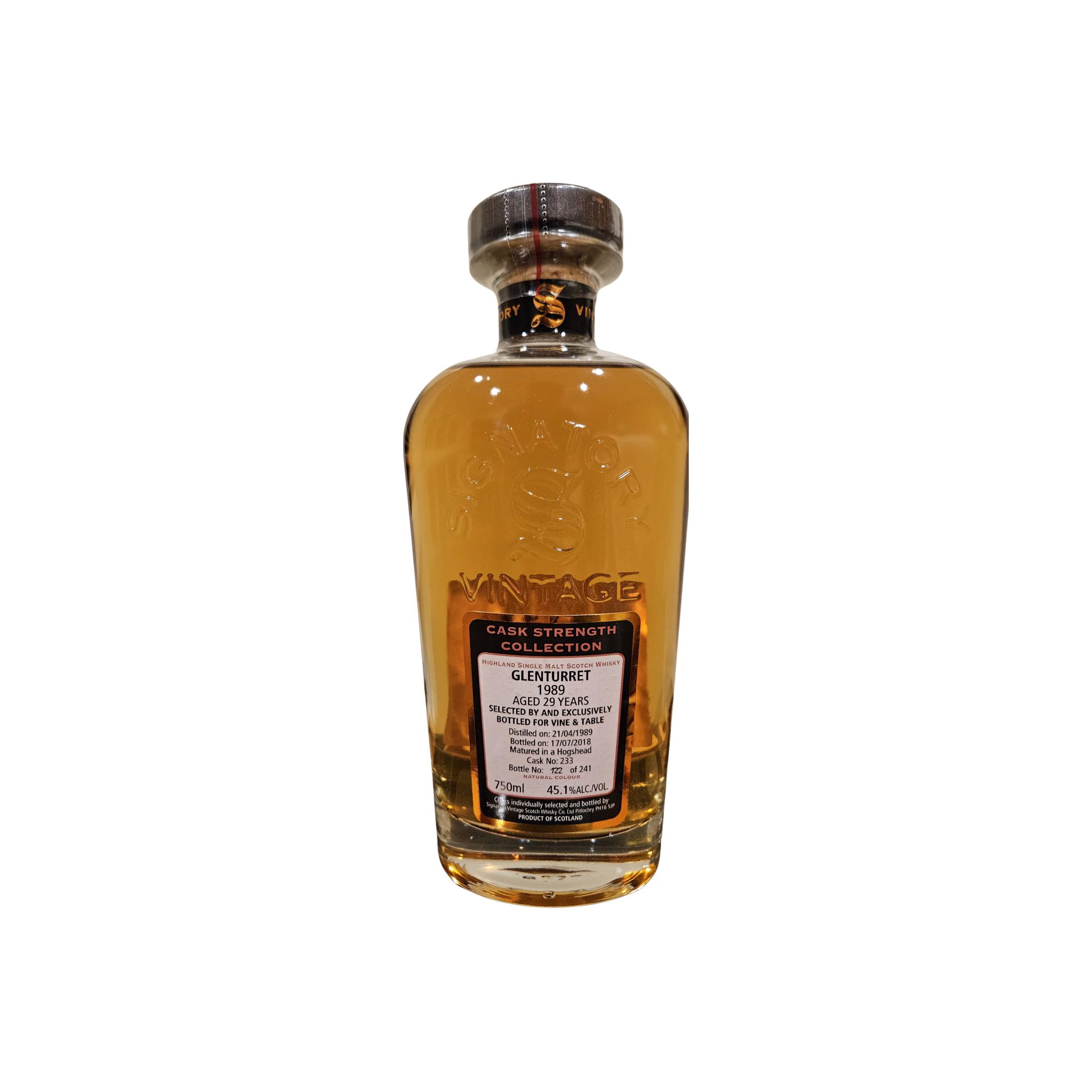 The Glenturret Cask Strength Collection 1989 29 Years Single Malt Whisky