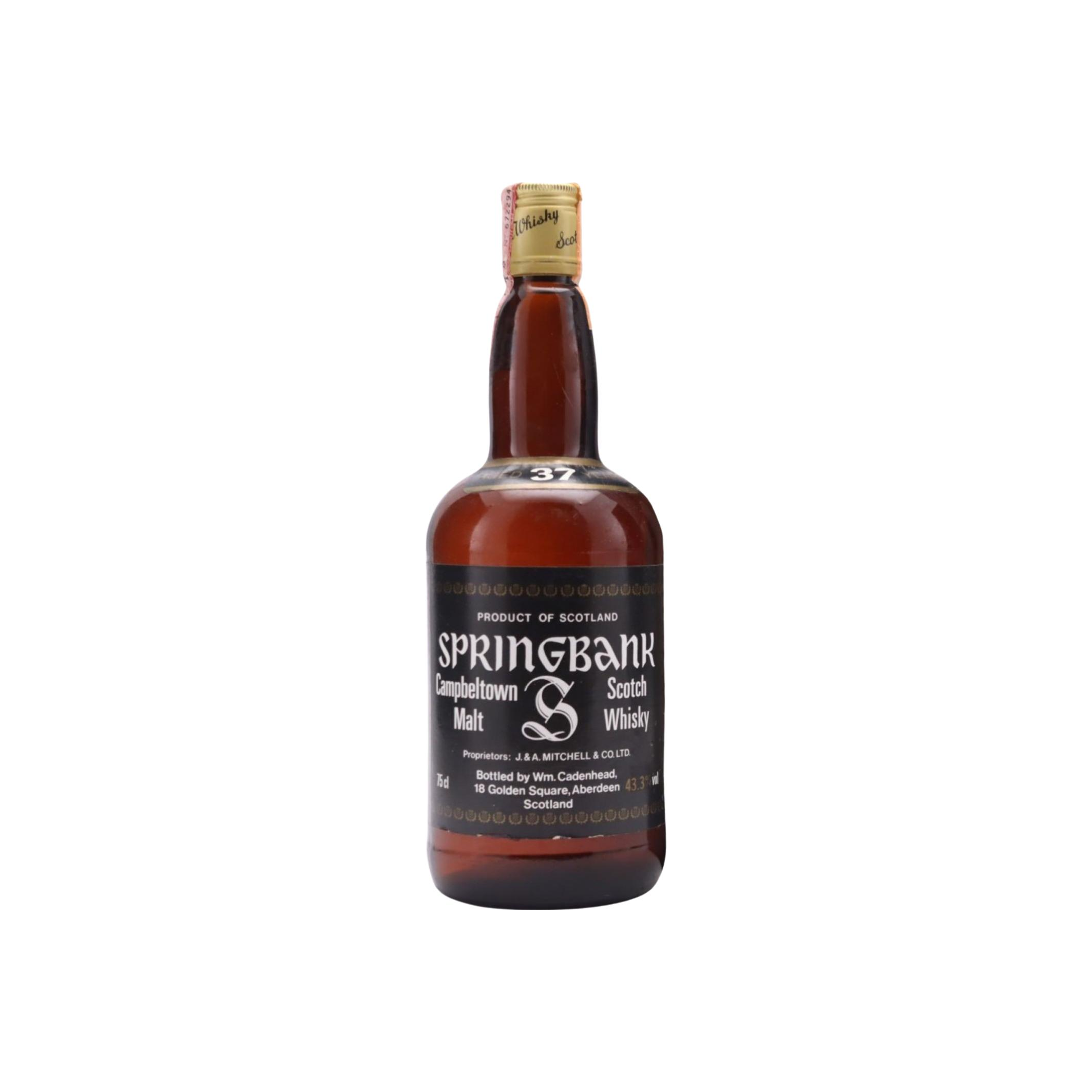 Springbank 37 Years Single Malt Whisky