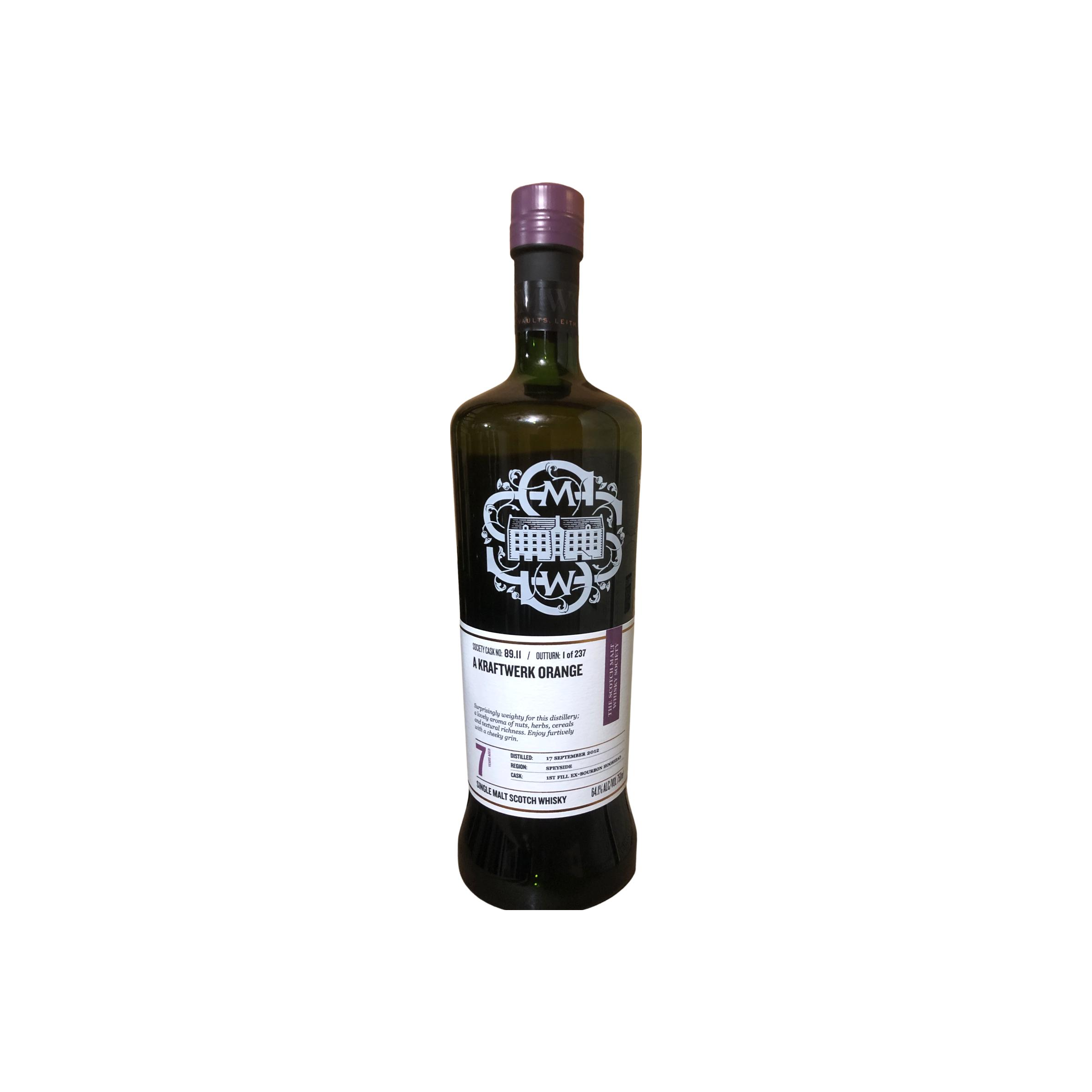 The Scotch Malt Whisky Society 2012 7 Years Single Malt Whisky