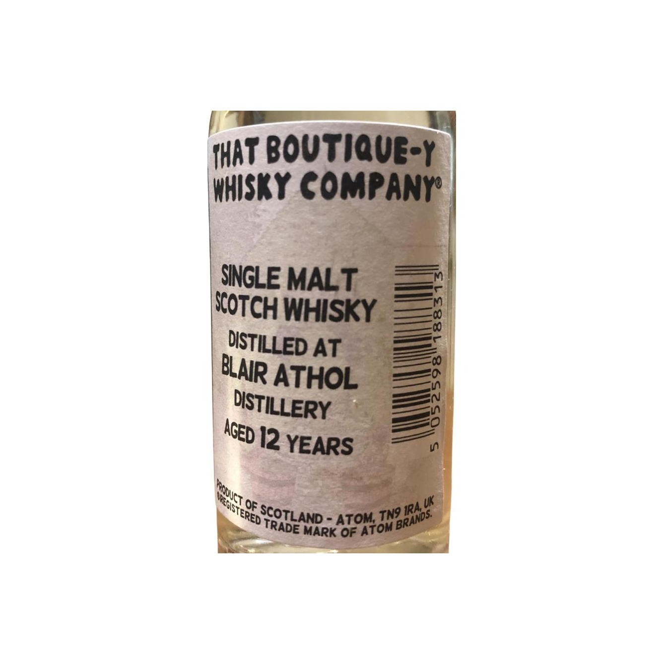 Blair Athol 12 Years Single Malt Whisky