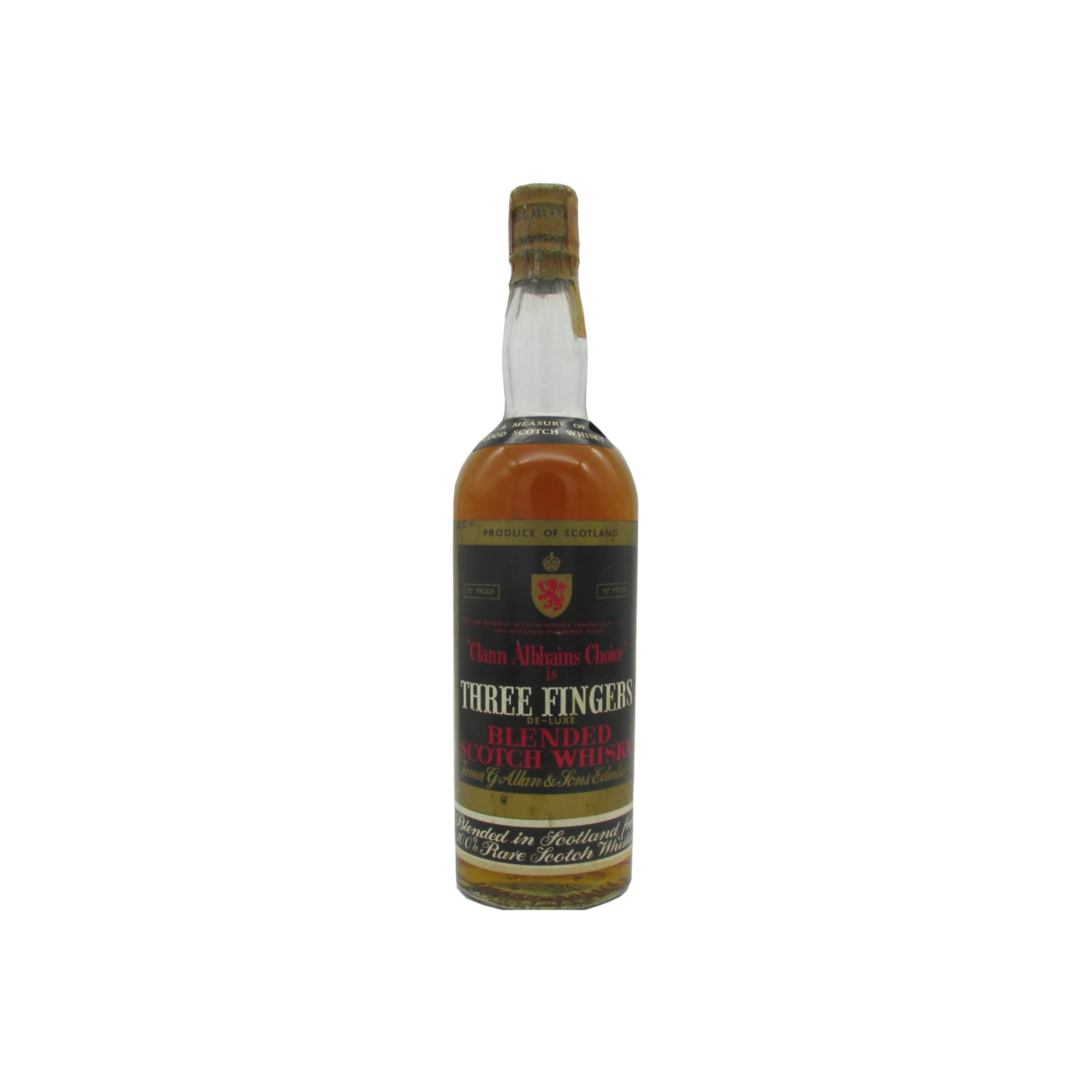 Three Fingers De-Luxe Blended Scotch Whisky