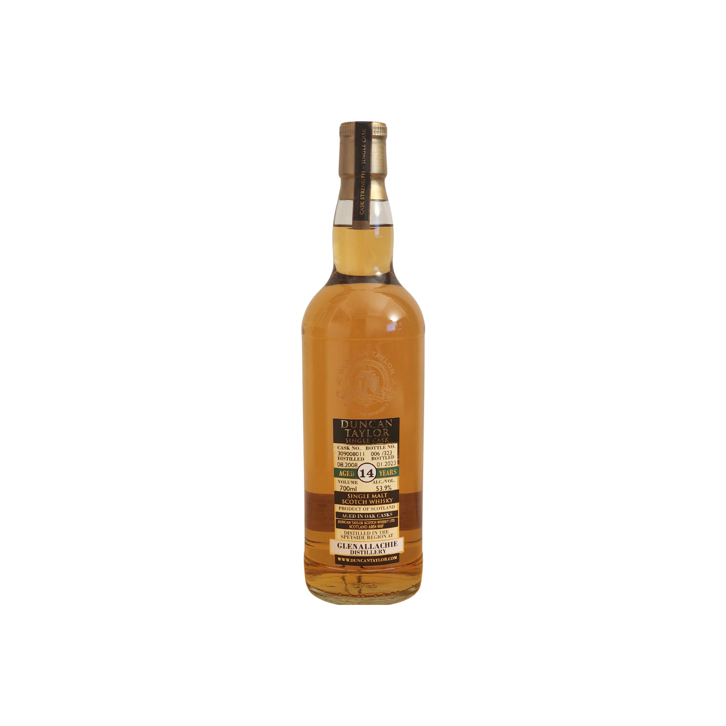 The GlenAllachie Single Cask 2008 14 Years Single Malt Whisky