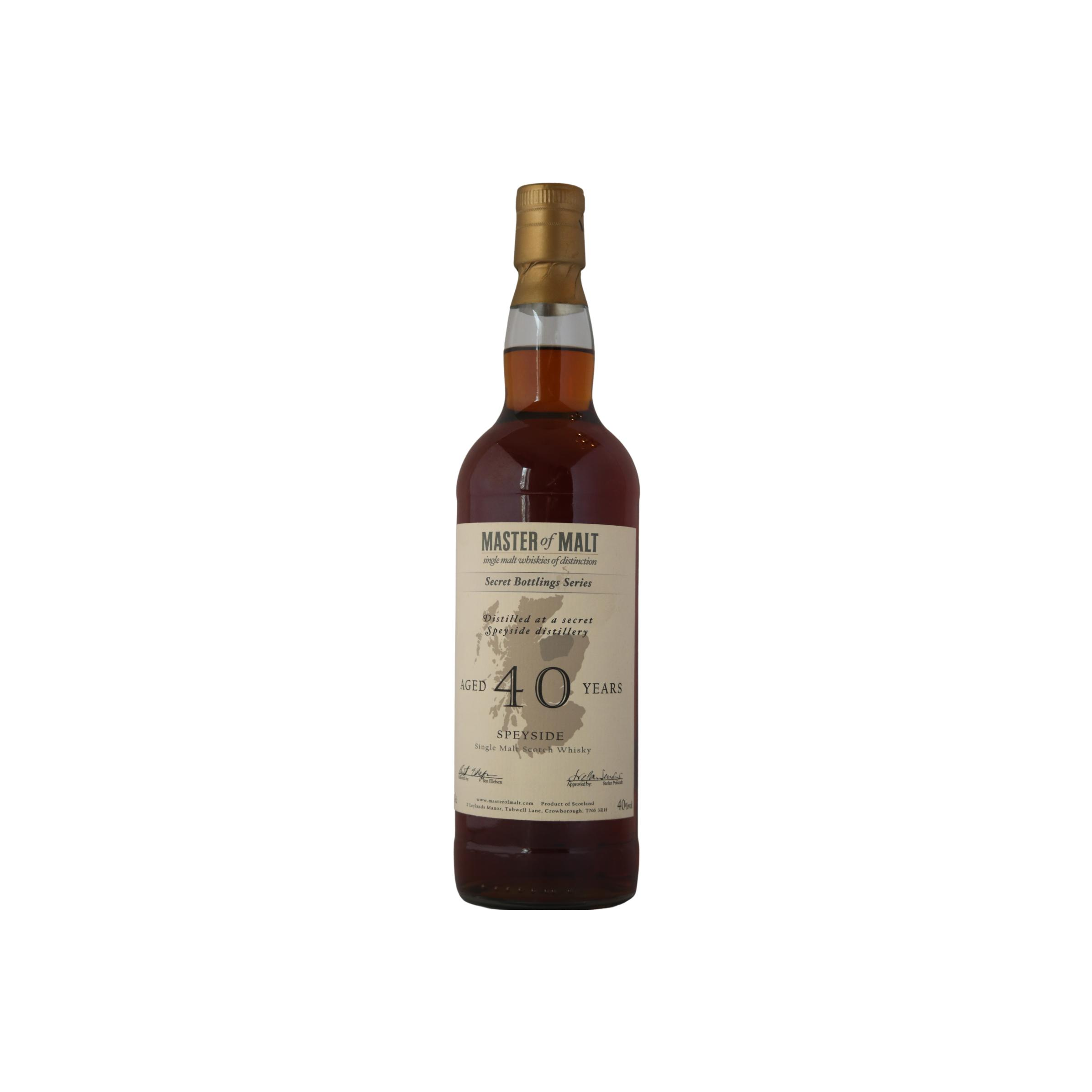 Master of Malt 40 Years Single Malt Whisky