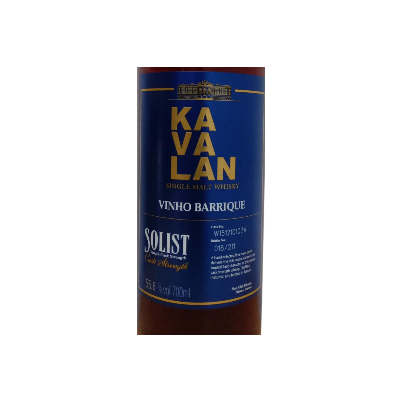 Kavalan Vinho Barrique 2015 6 Years Single Malt Whisky 2