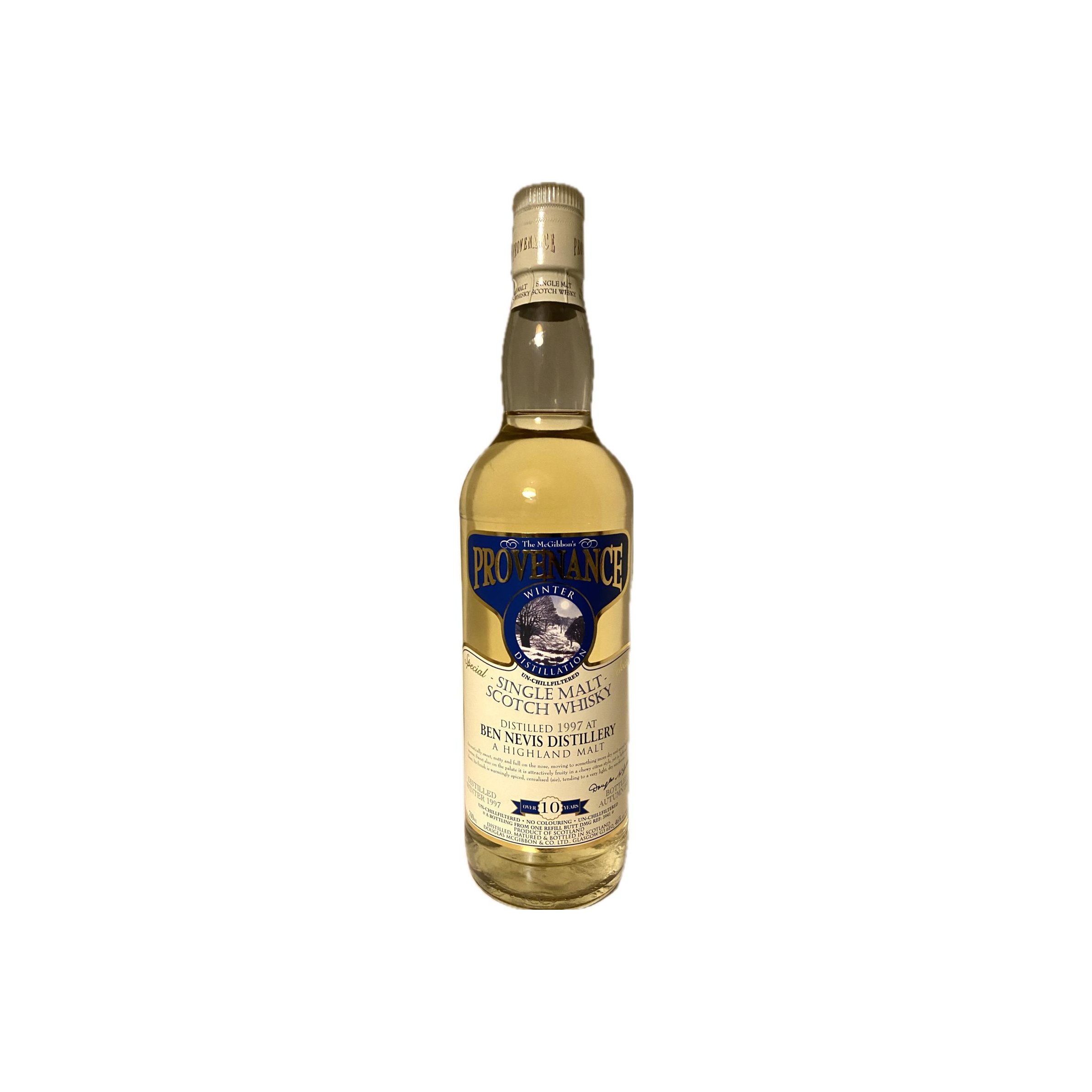 Ben Nevis McGibbon's Provenance 1997 10 Years Single Malt Whisky