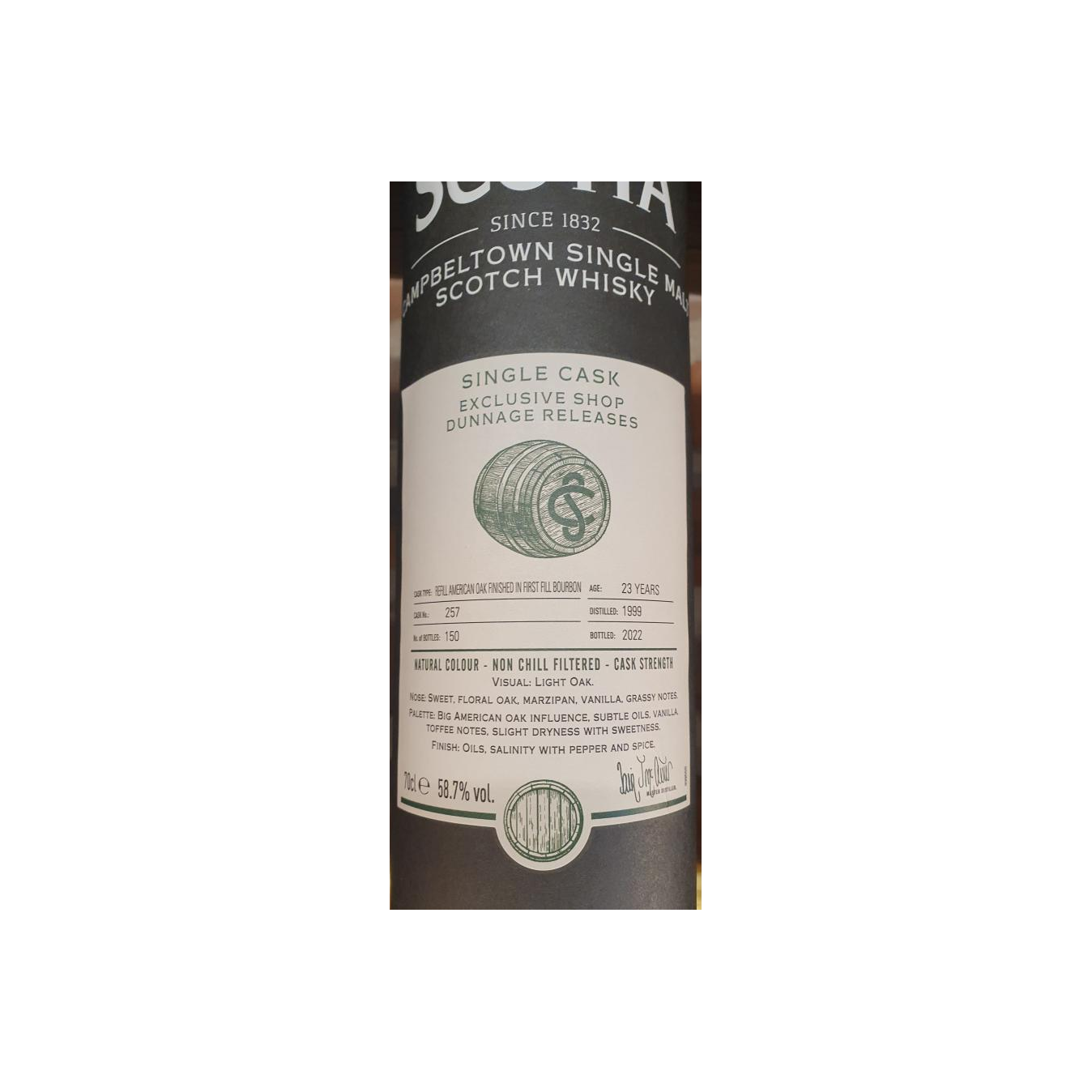Glen Scotia 1999 23 Years Single Malt Whisky 2