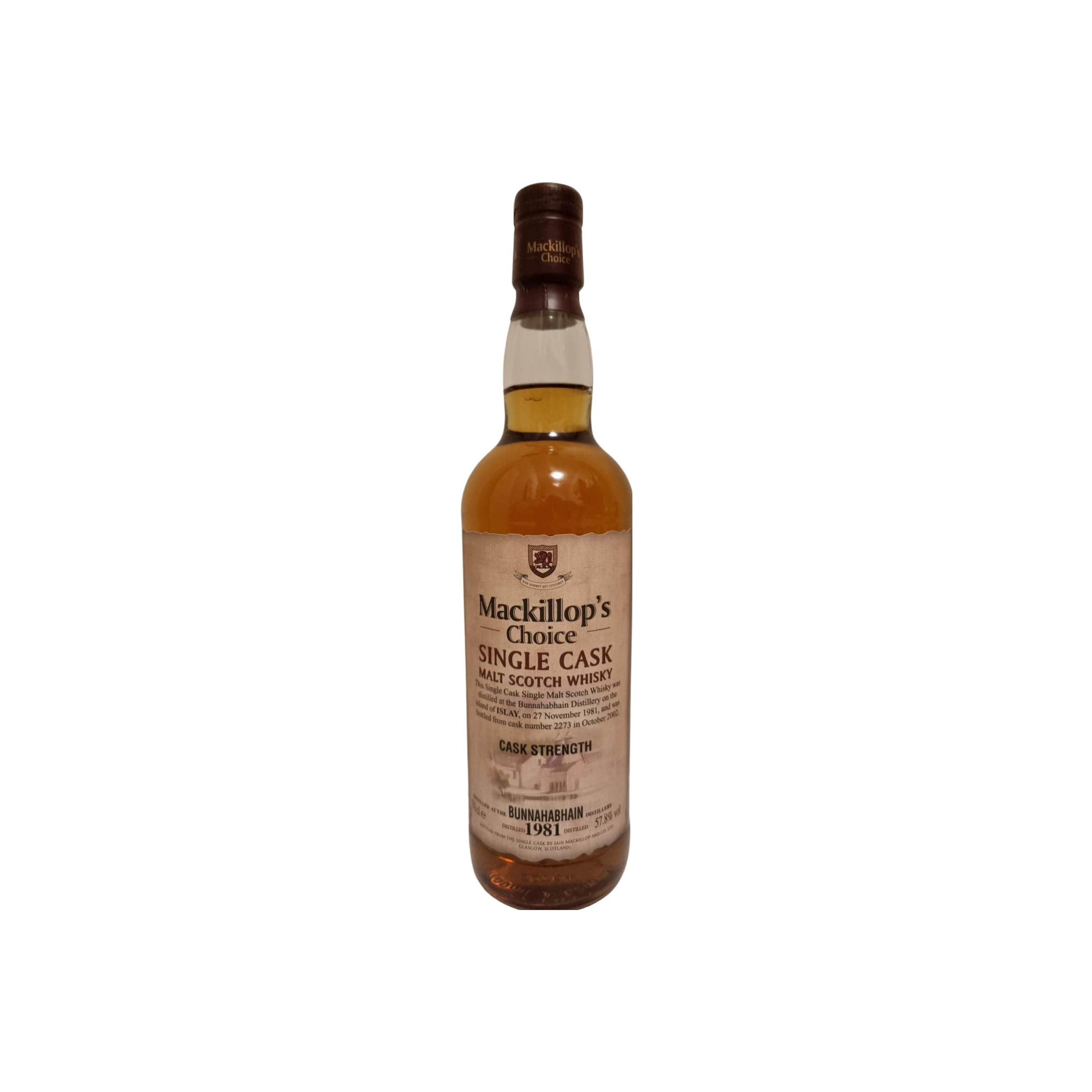 Bunnahabhain 1981 20 Years Single Malt Whisky