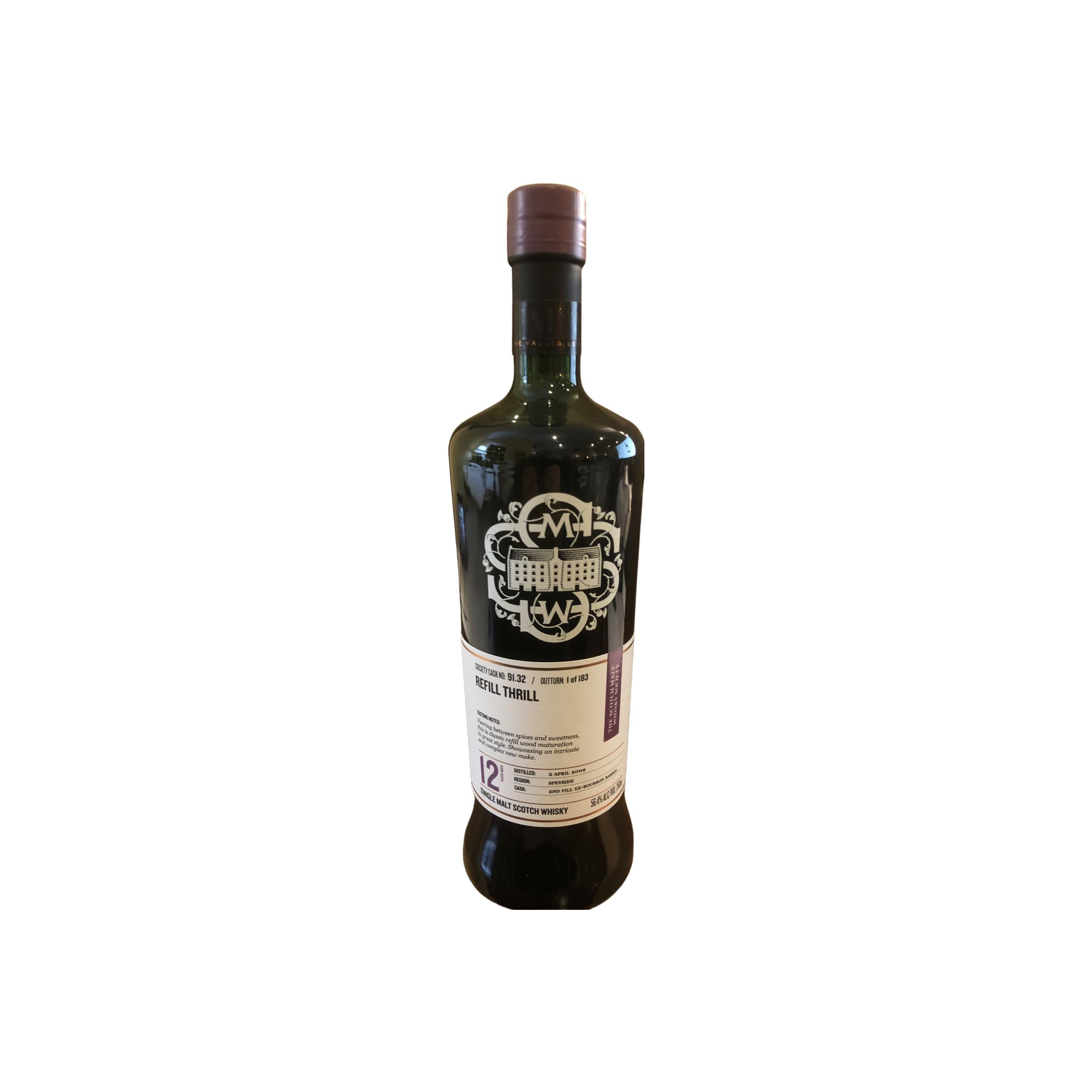 The Scotch Malt Whisky Society 2009 12 Years Single Malt Whisky