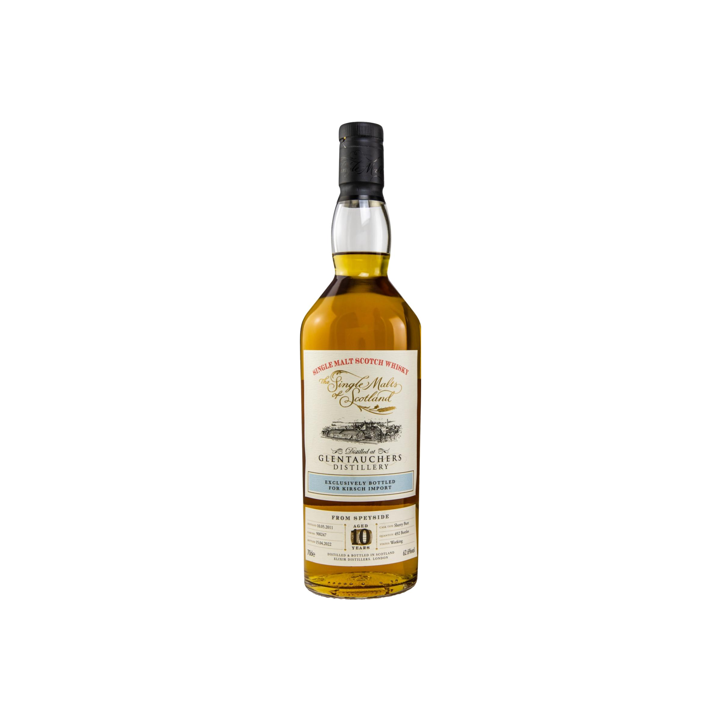 Glentauchers The Single Malts of Scotland 2011 10 Years Single Malt Whisky