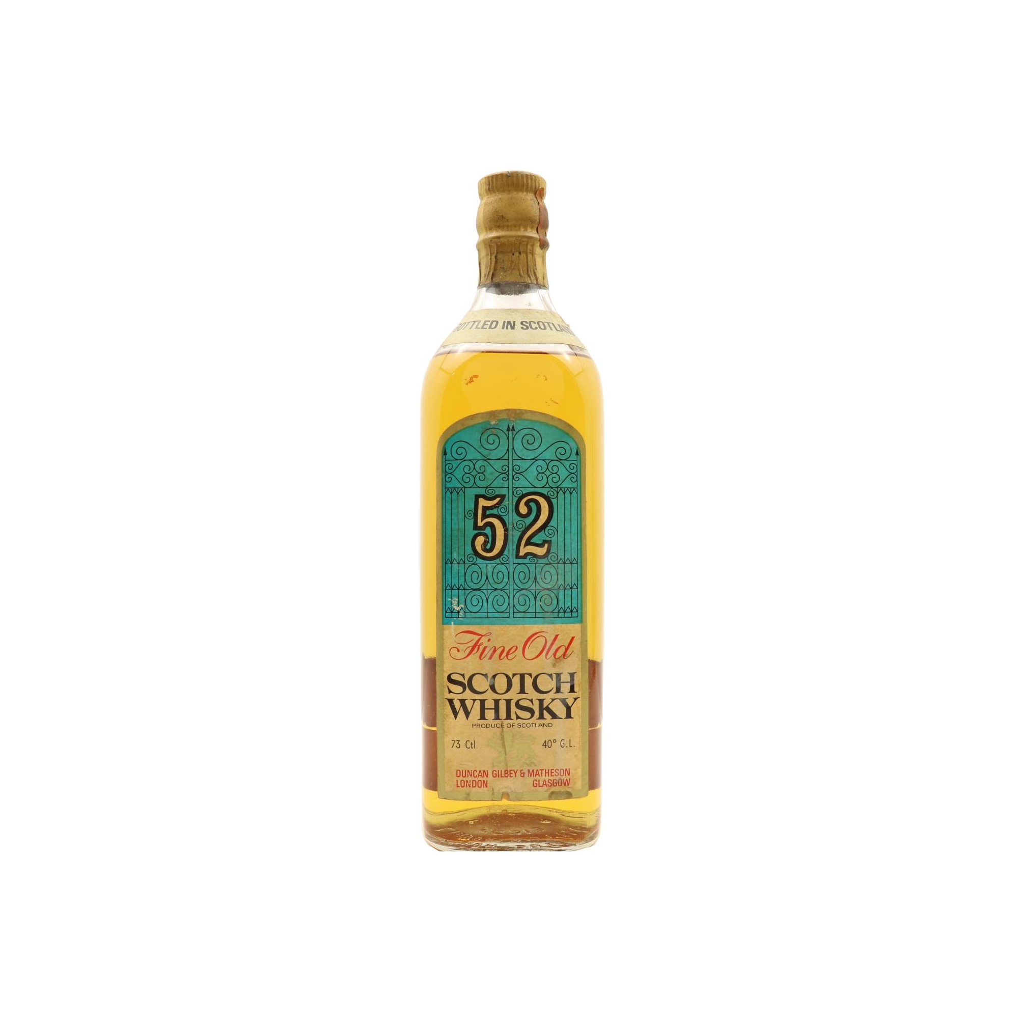 52 Fine Old Scotch Whisky