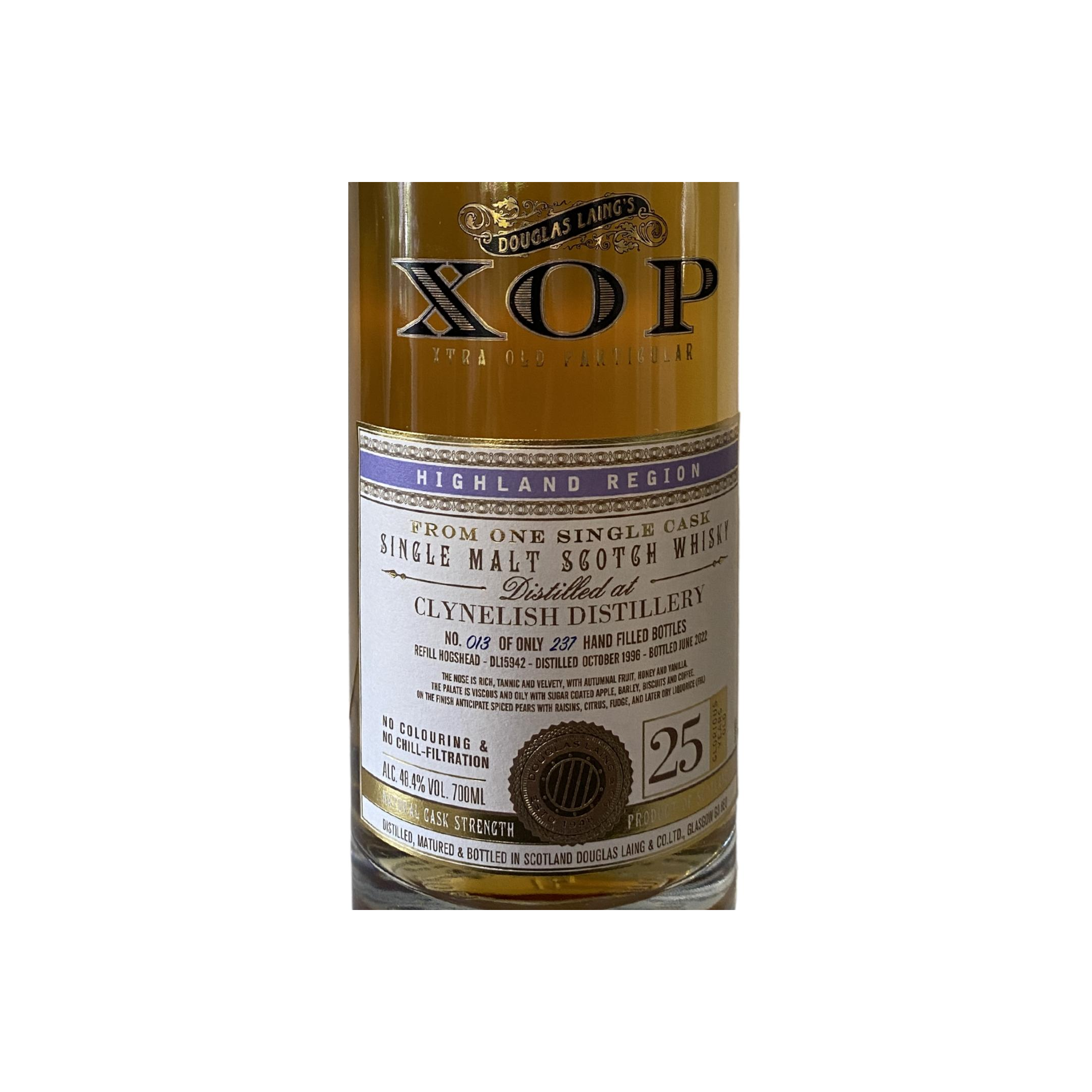 Clynelish 1996 25 Years Single Malt Whisky