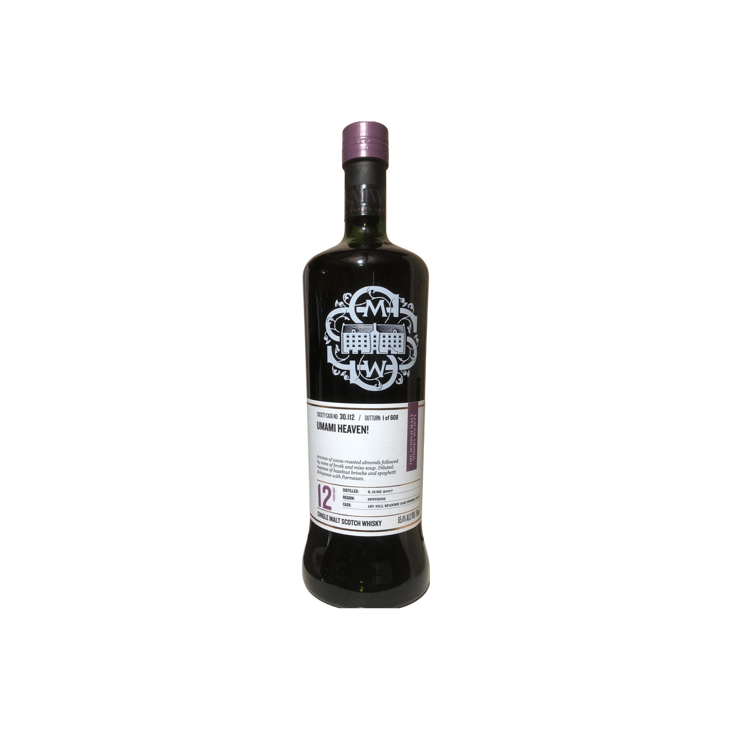 The Scotch Malt Whisky Society 2007 12 Years Single Malt Whisky