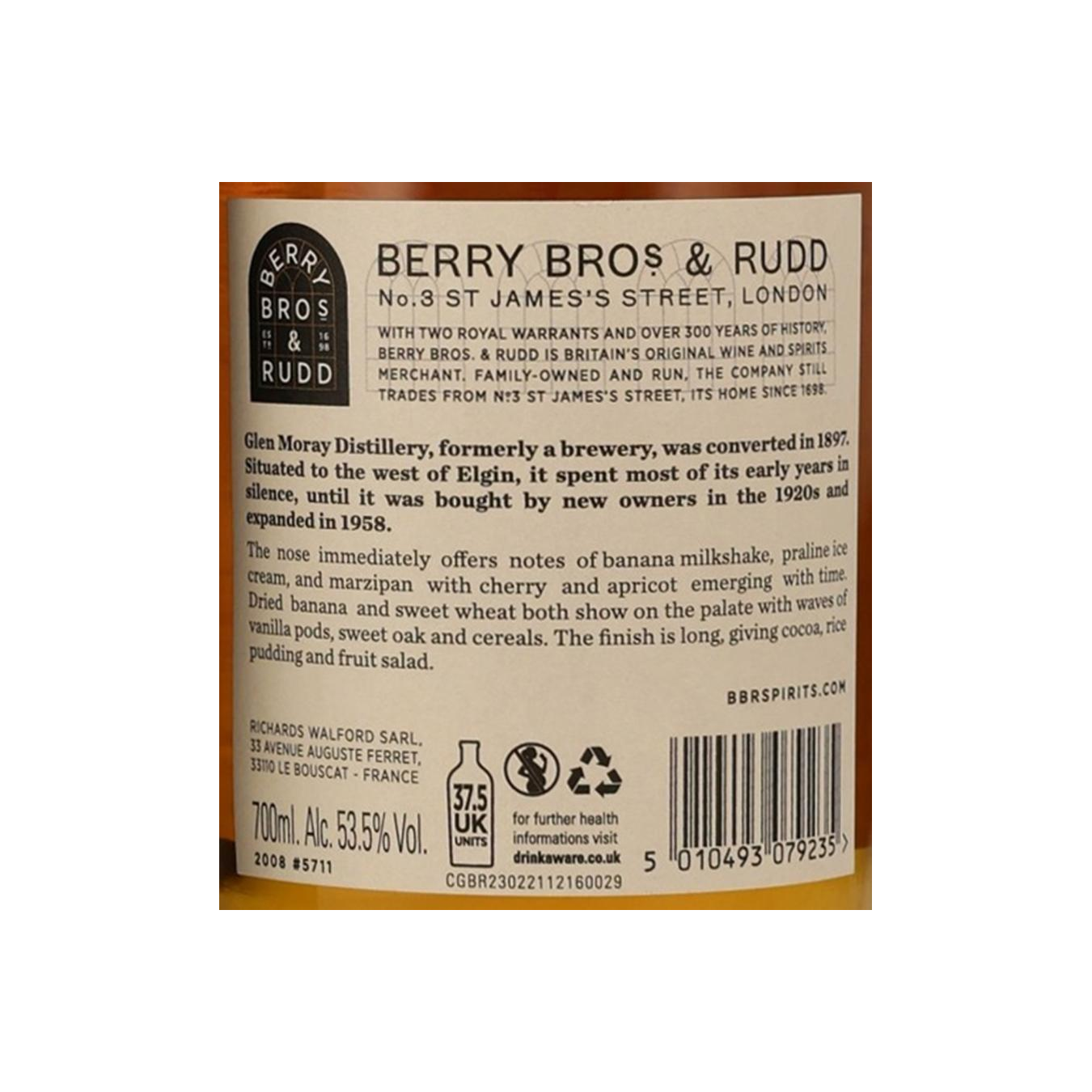 Berry Bros. & Rudd Single Cask 2008 Single Malt Whisky 3
