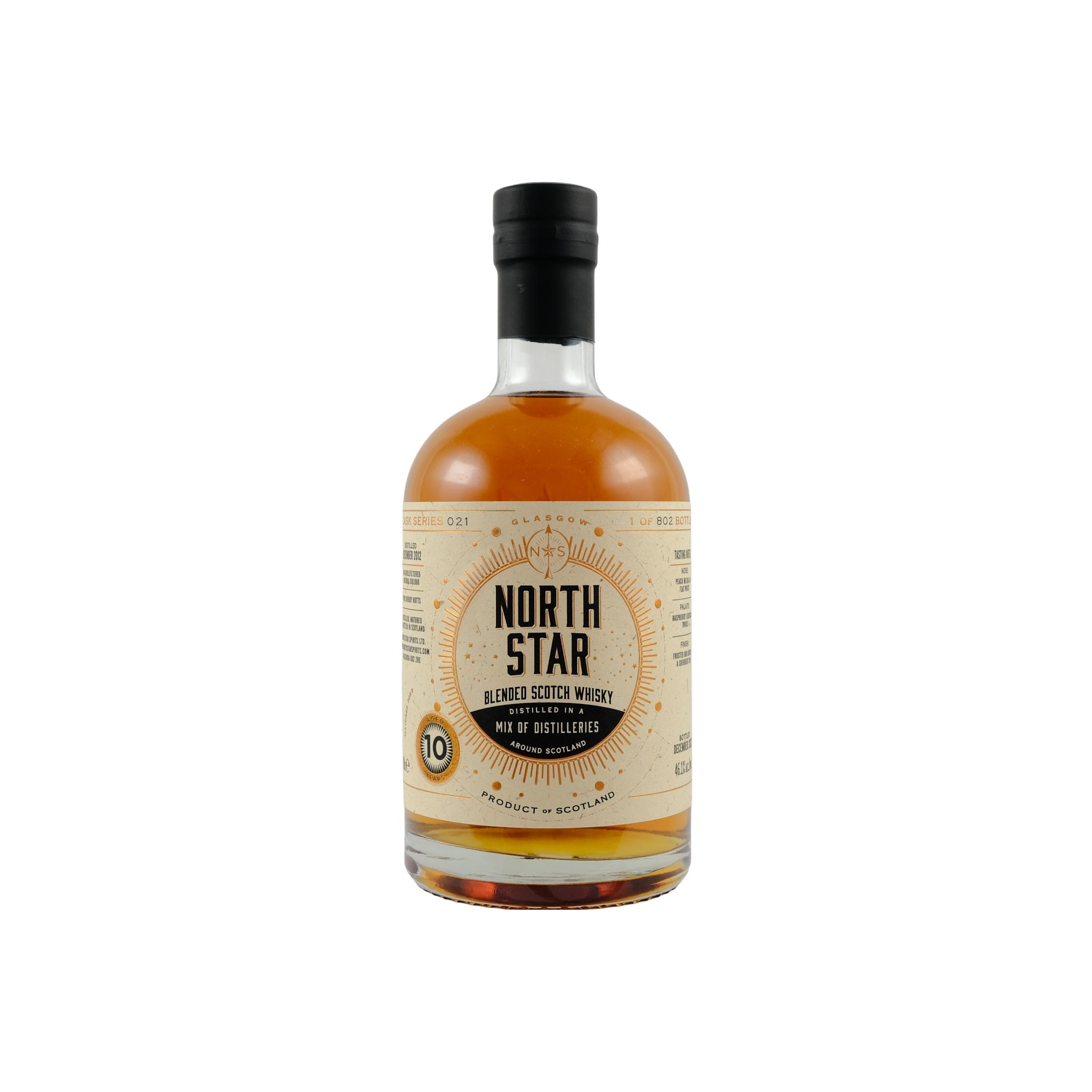 North Star Spirits 2012 10 Years Blended Whisky