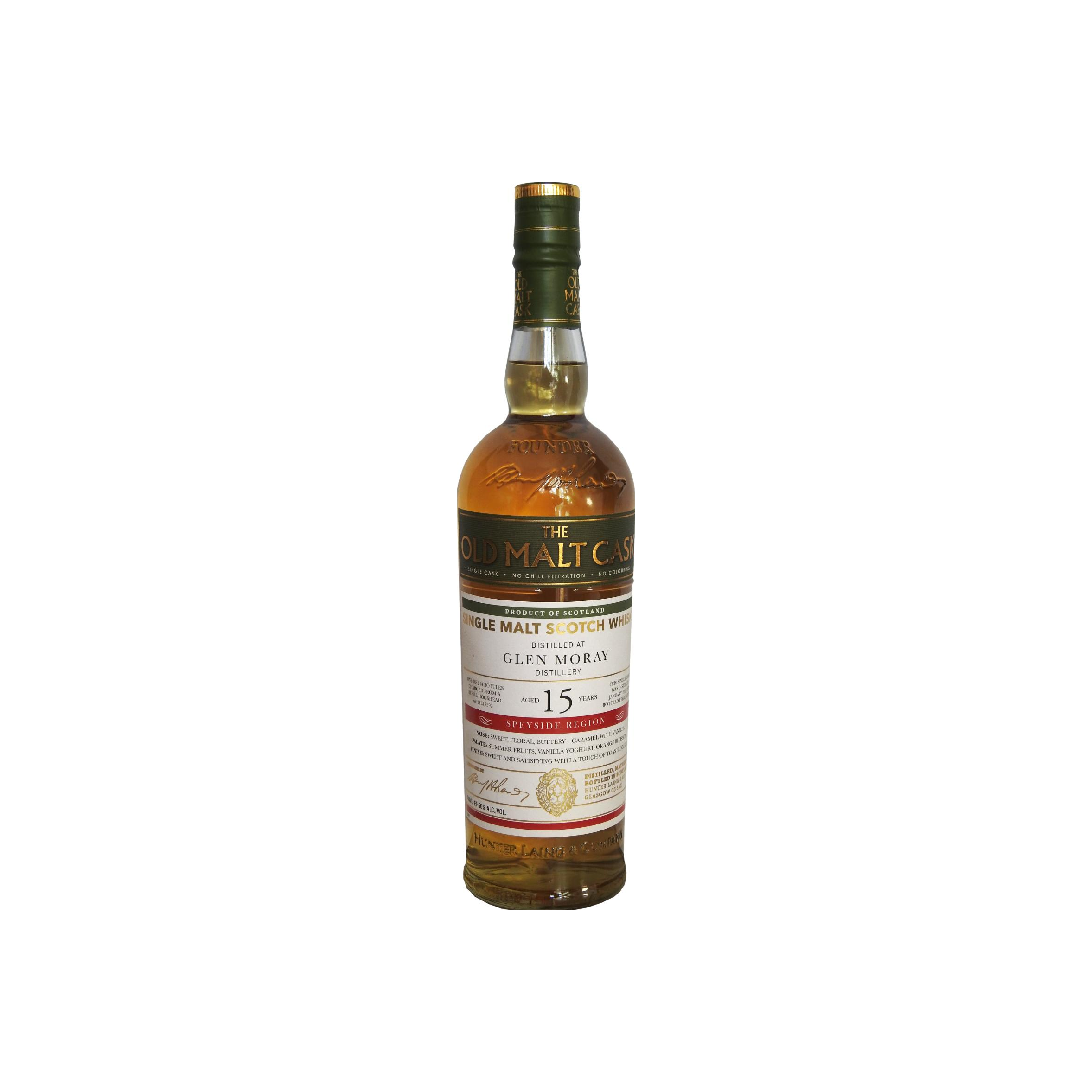 Glen Moray Old Malt Cask 2007 15 Years Single Malt Whisky