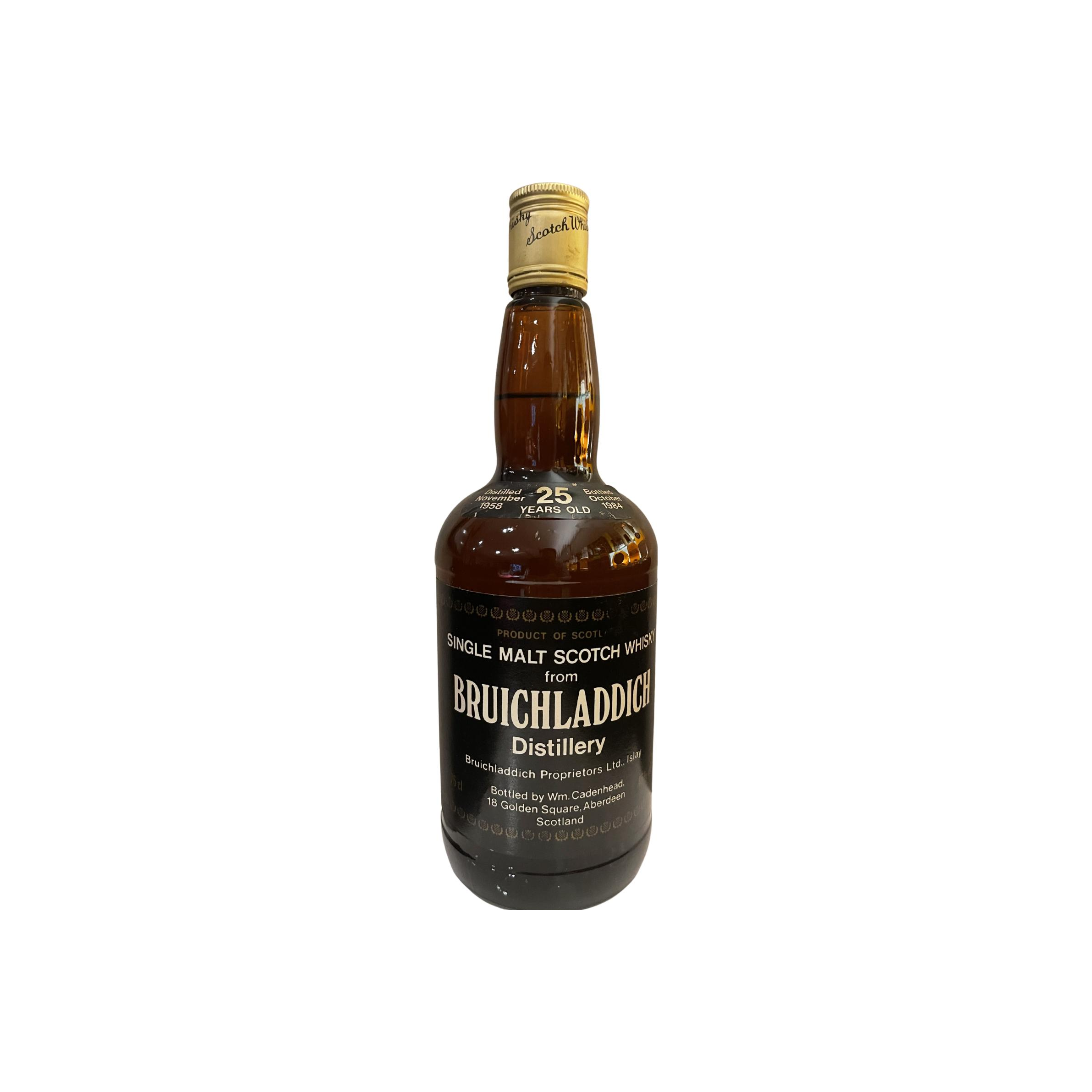 Bruichladdich 1958 25 Years Single Malt Whisky