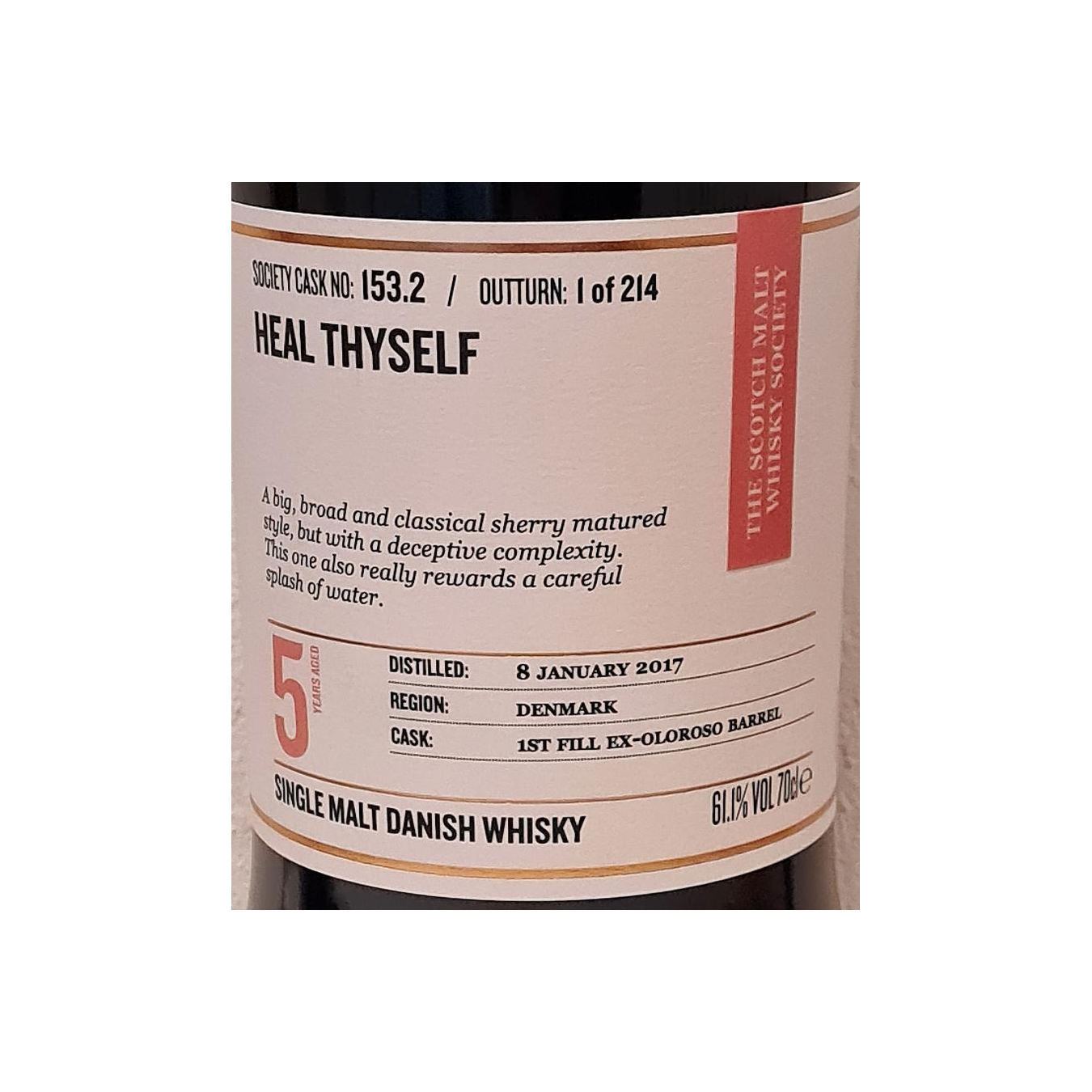 Thy Whisky 2017 SMWS 153.2 2