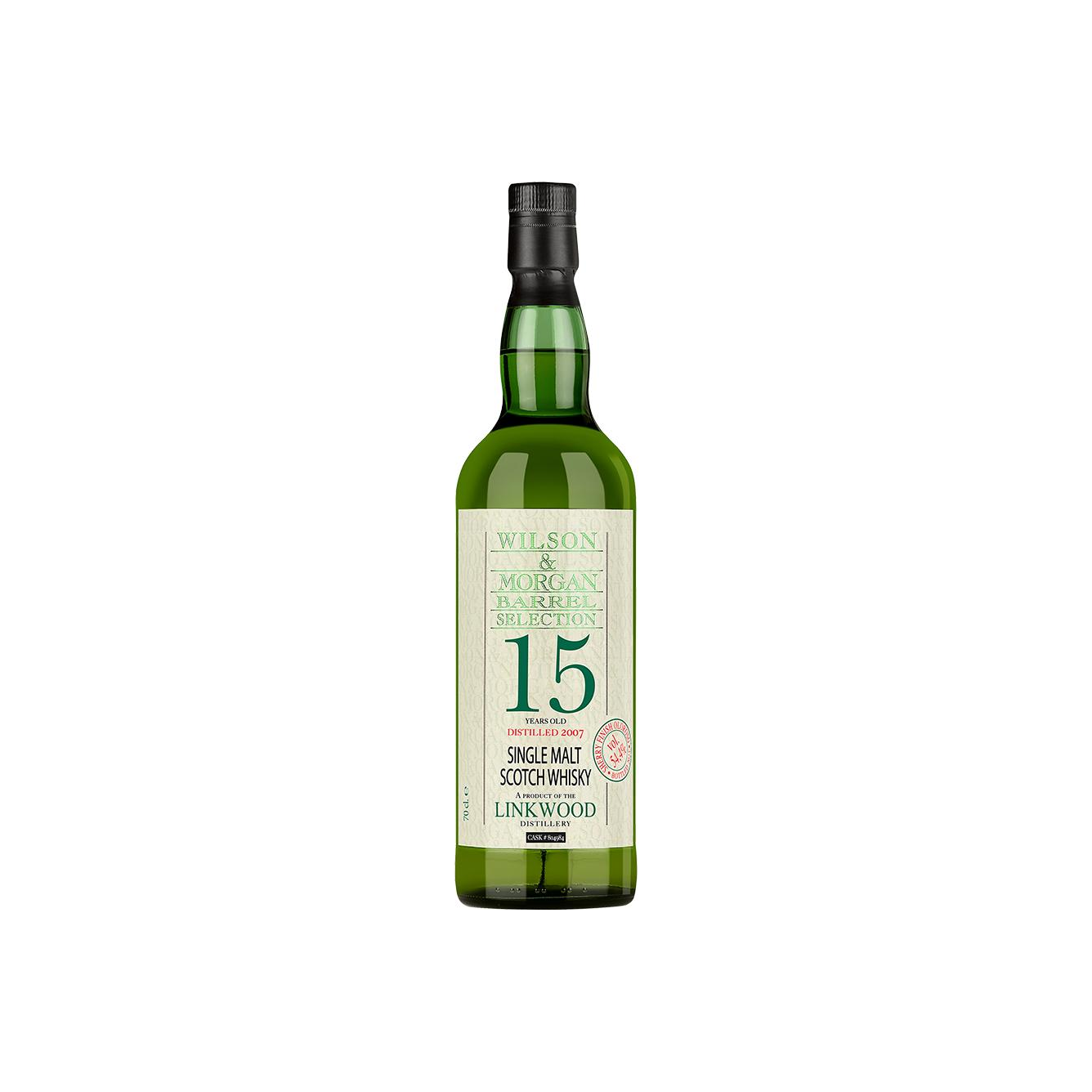 Wilson & Morgan 2007 15 Years Single Malt Whisky