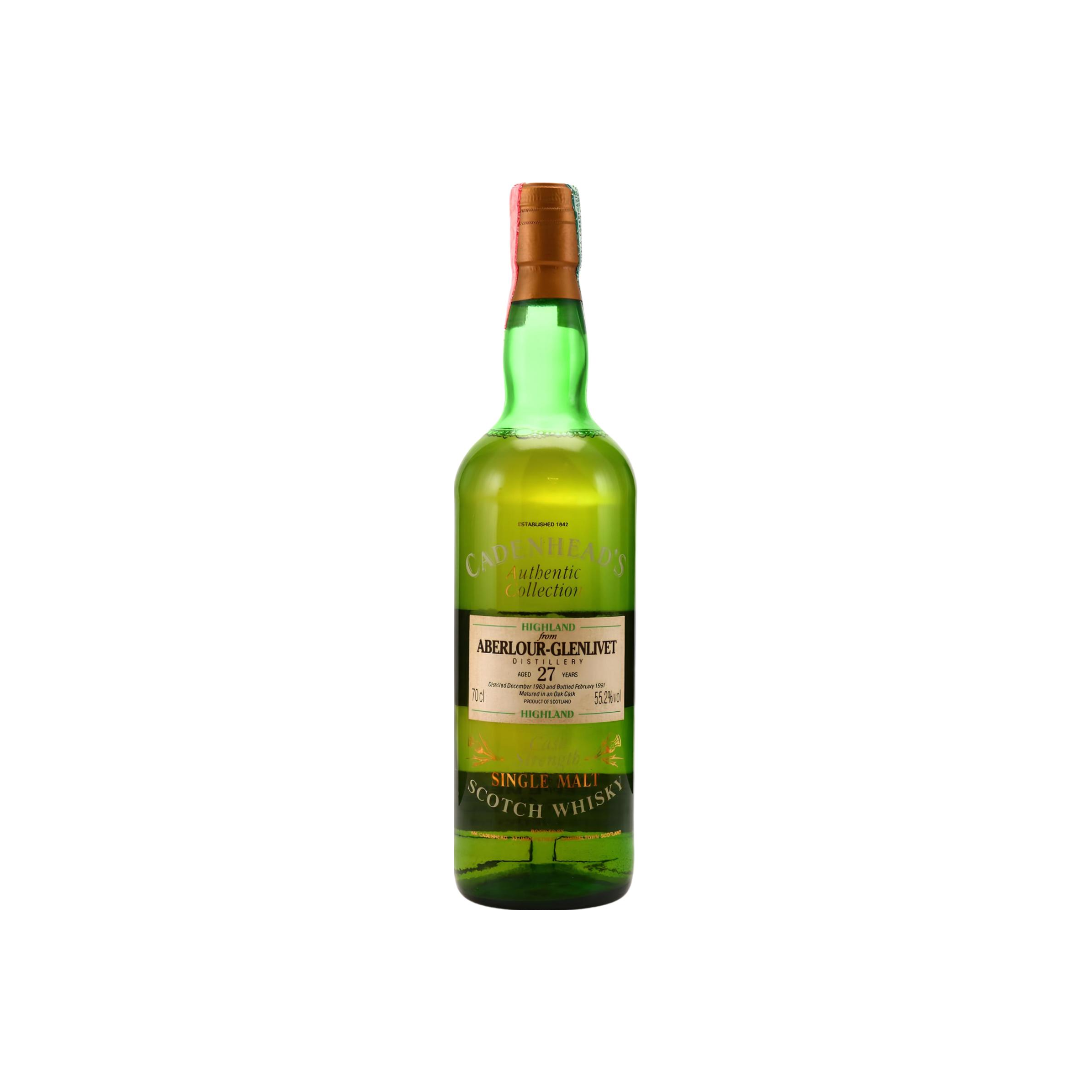 Aberlour 1963 27 Years Single Malt Whisky