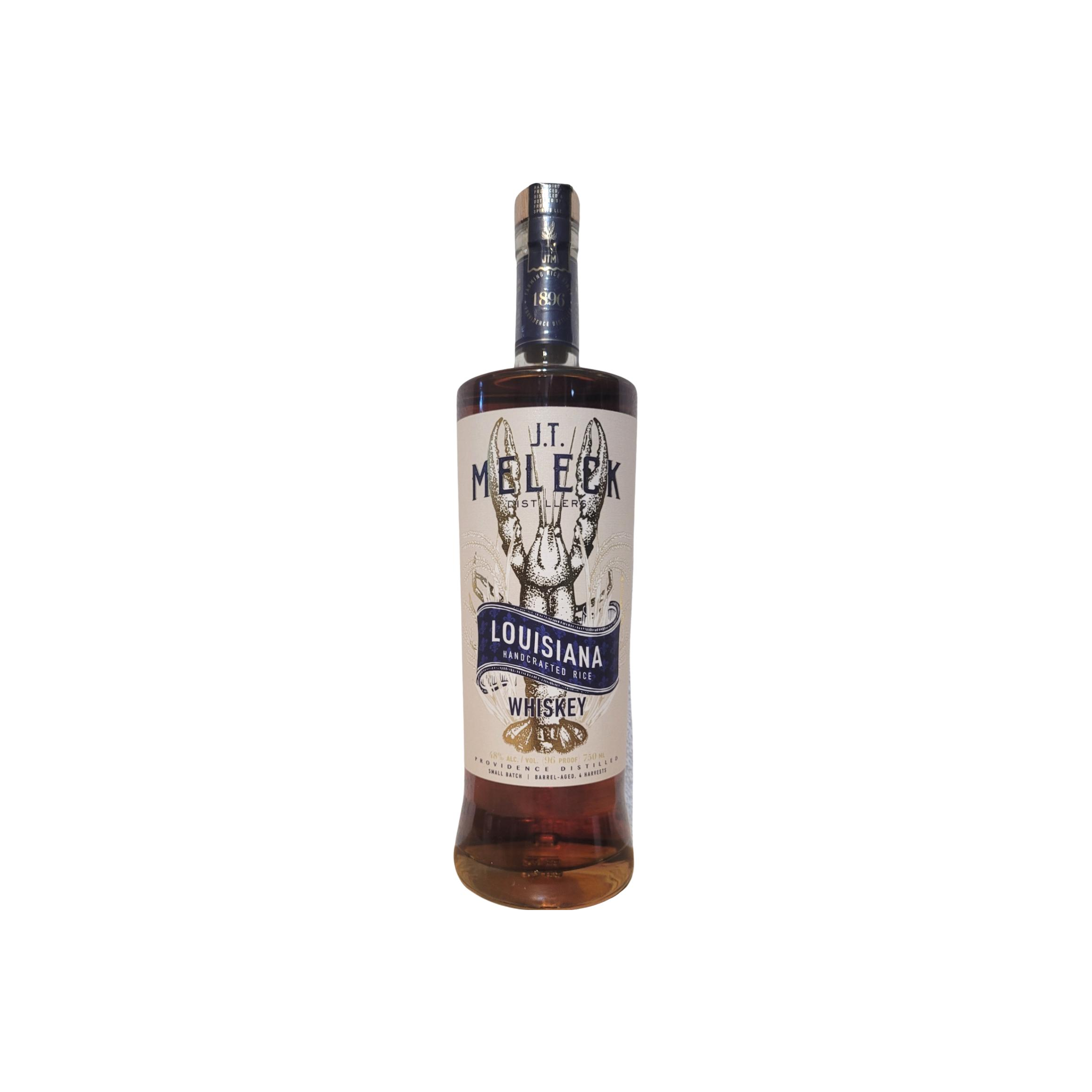 J.T. Meleck Lousiana Handcrafted Rice Whiskey