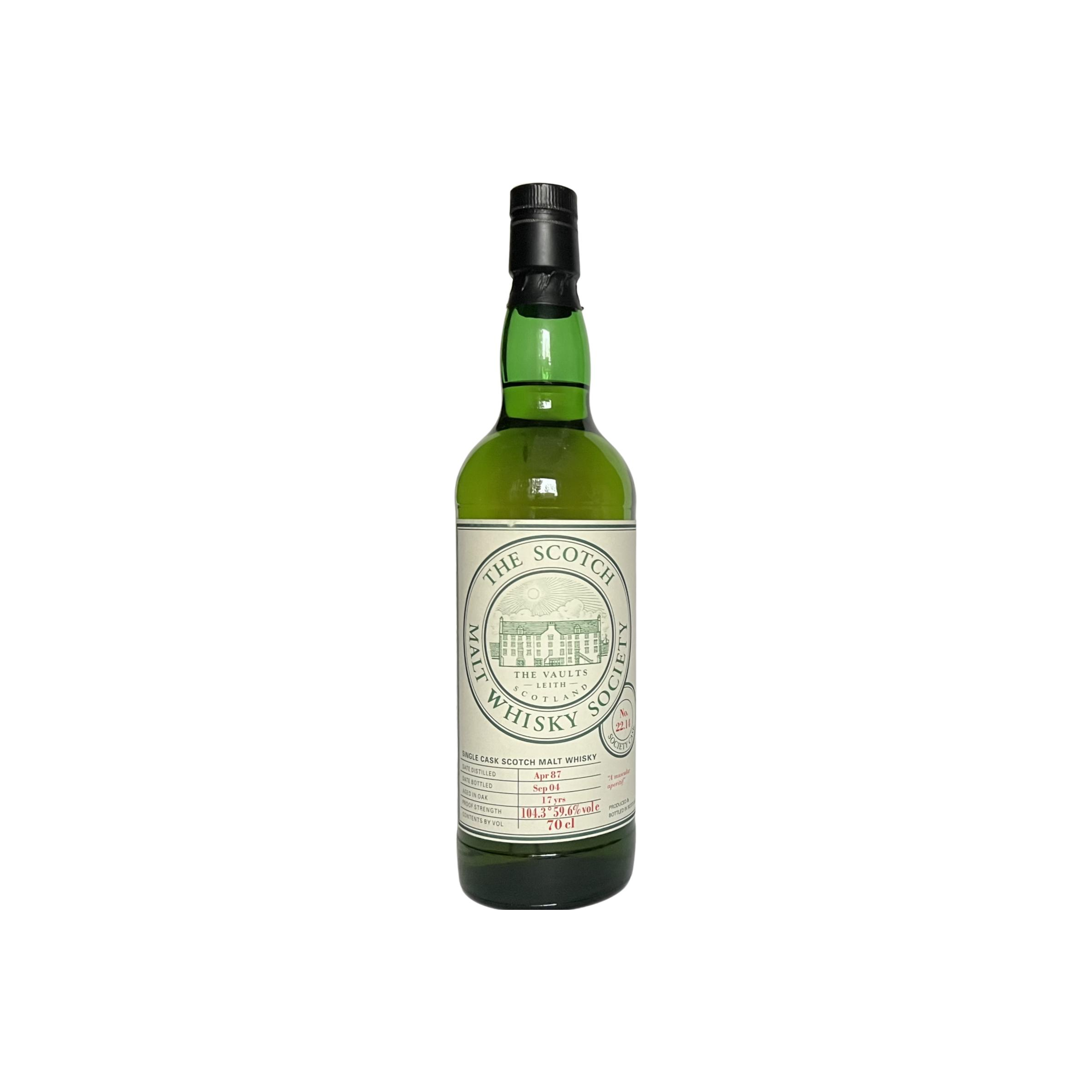 The Scotch Malt Whisky Society 1987 17 Years Single Malt Whisky