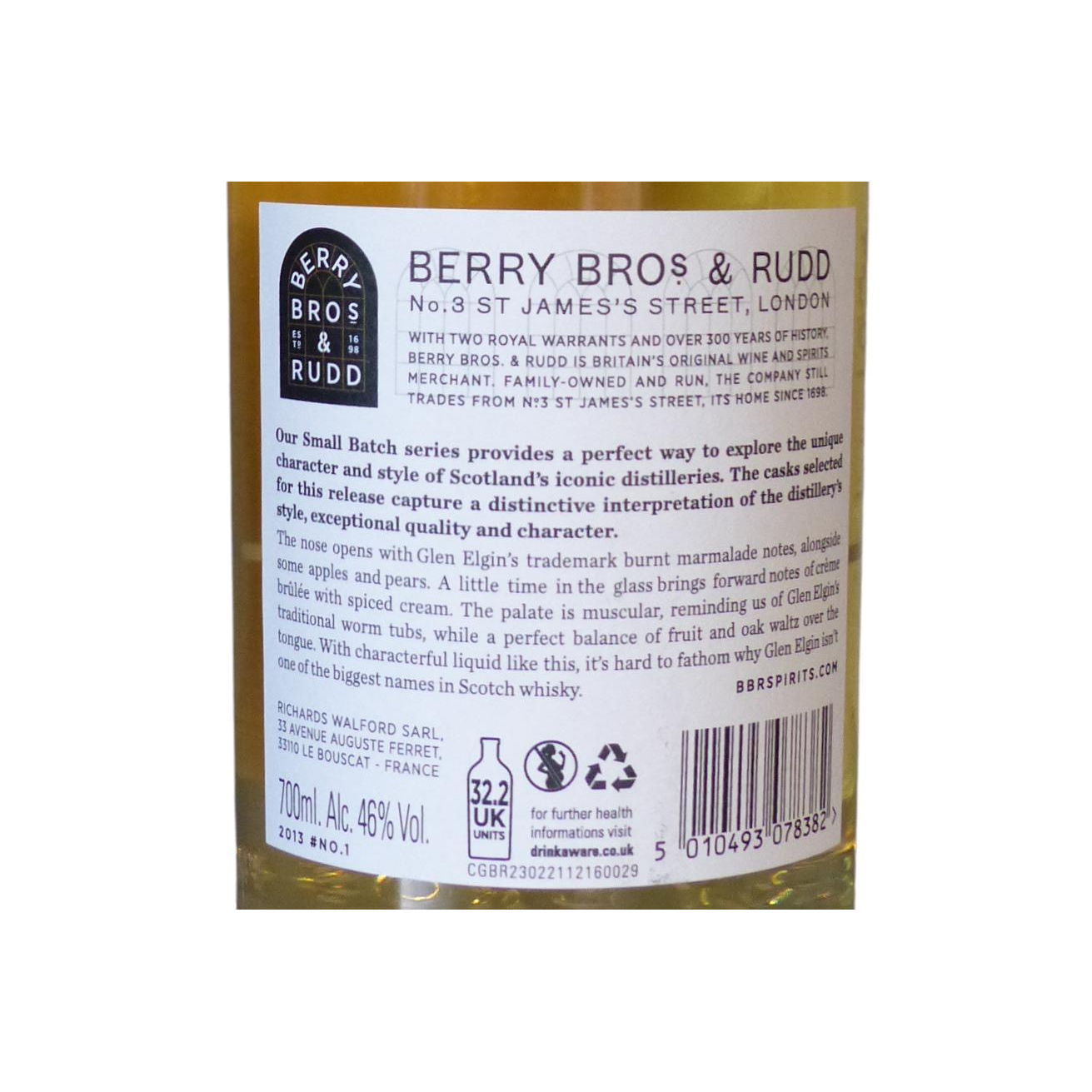 Glen Elgin Small Batch 2013 10 Years Single Malt Whisky 2