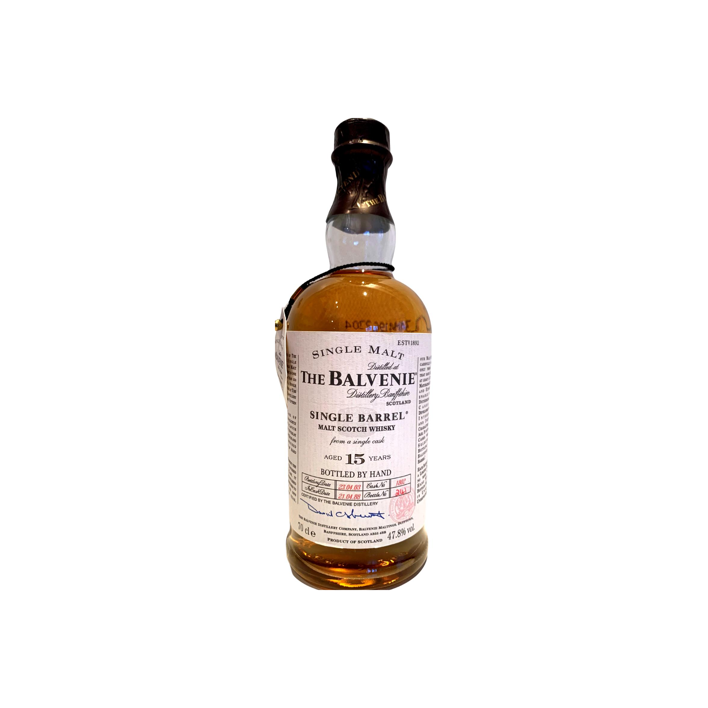 The Balvenie Single Cask 1988 15 Years Single Malt Whisky